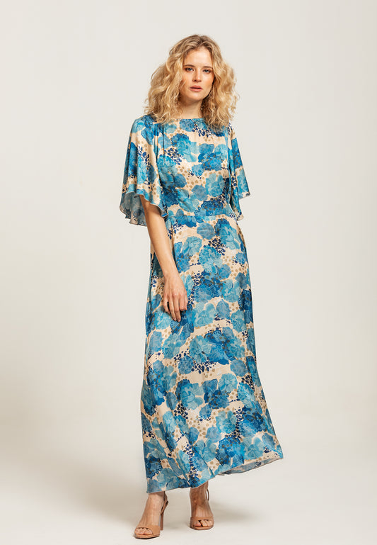 Grace Dress Paris Blue