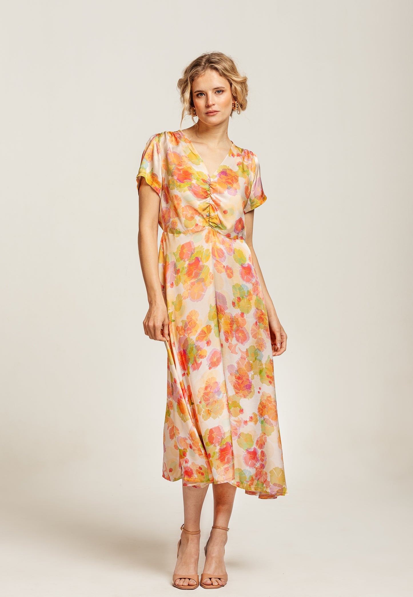 Indigo Dress Misty Rose