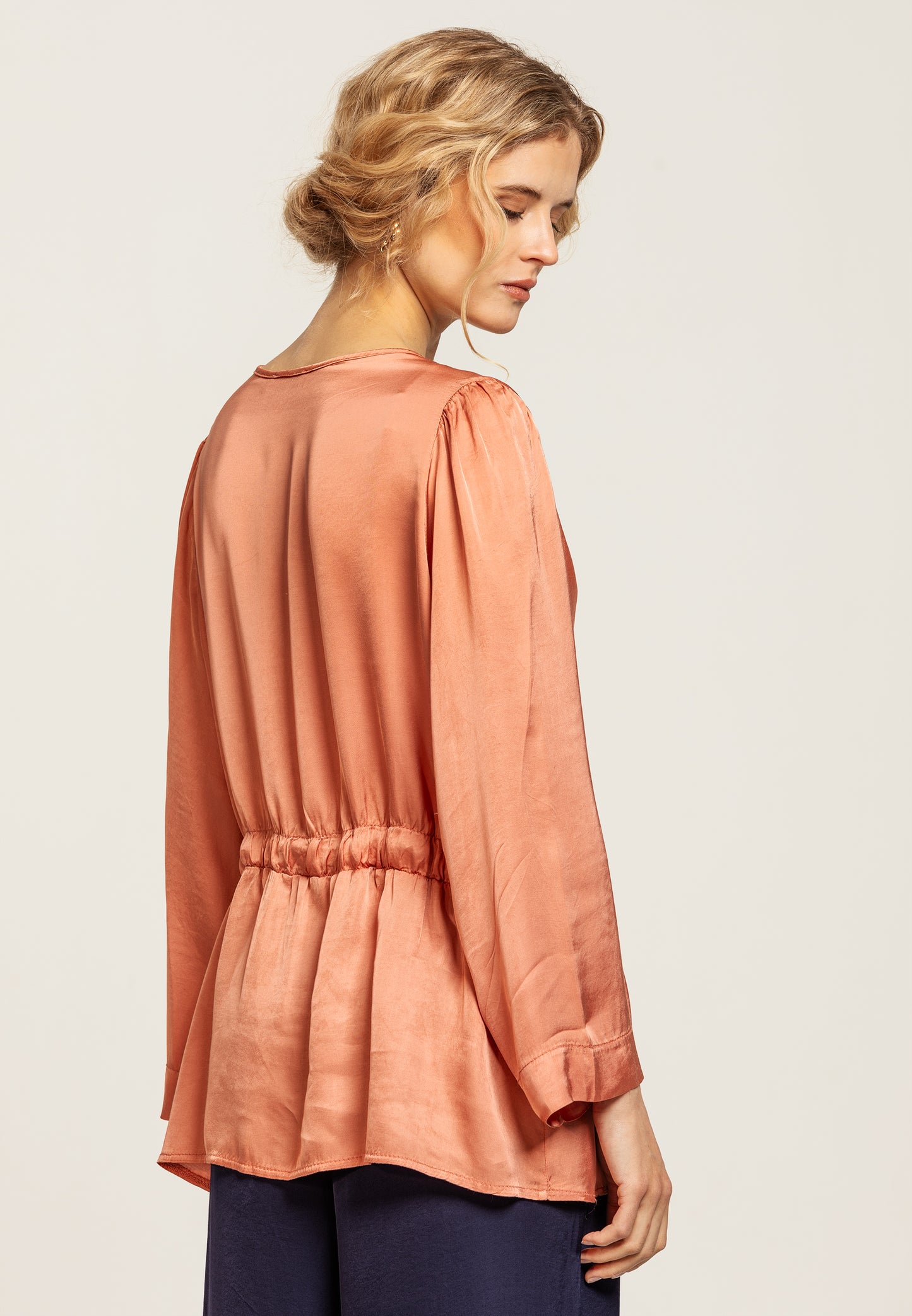 India Blouse Dark Clay