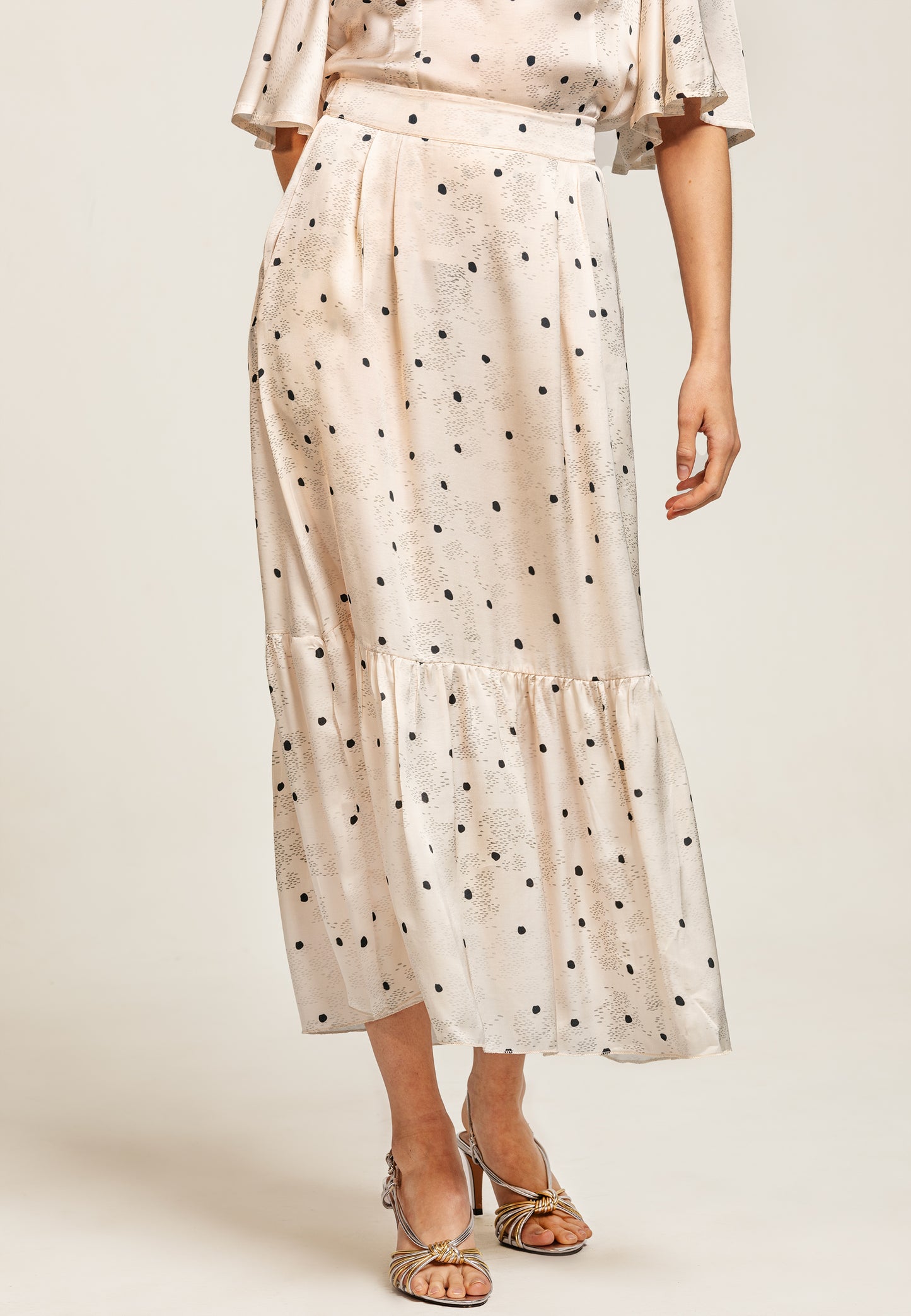 Noelle Skirt Rain Dot