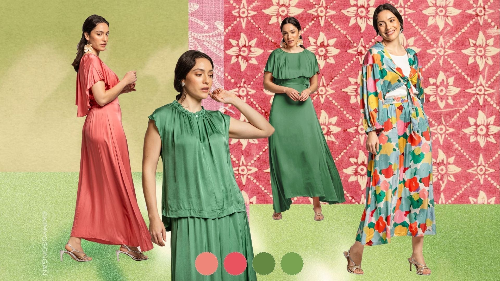 Pink & Green Shades For Summer