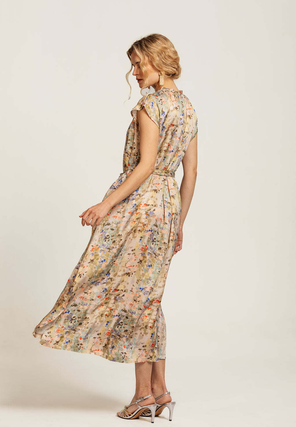 Galadriel Dress Ikat Grey