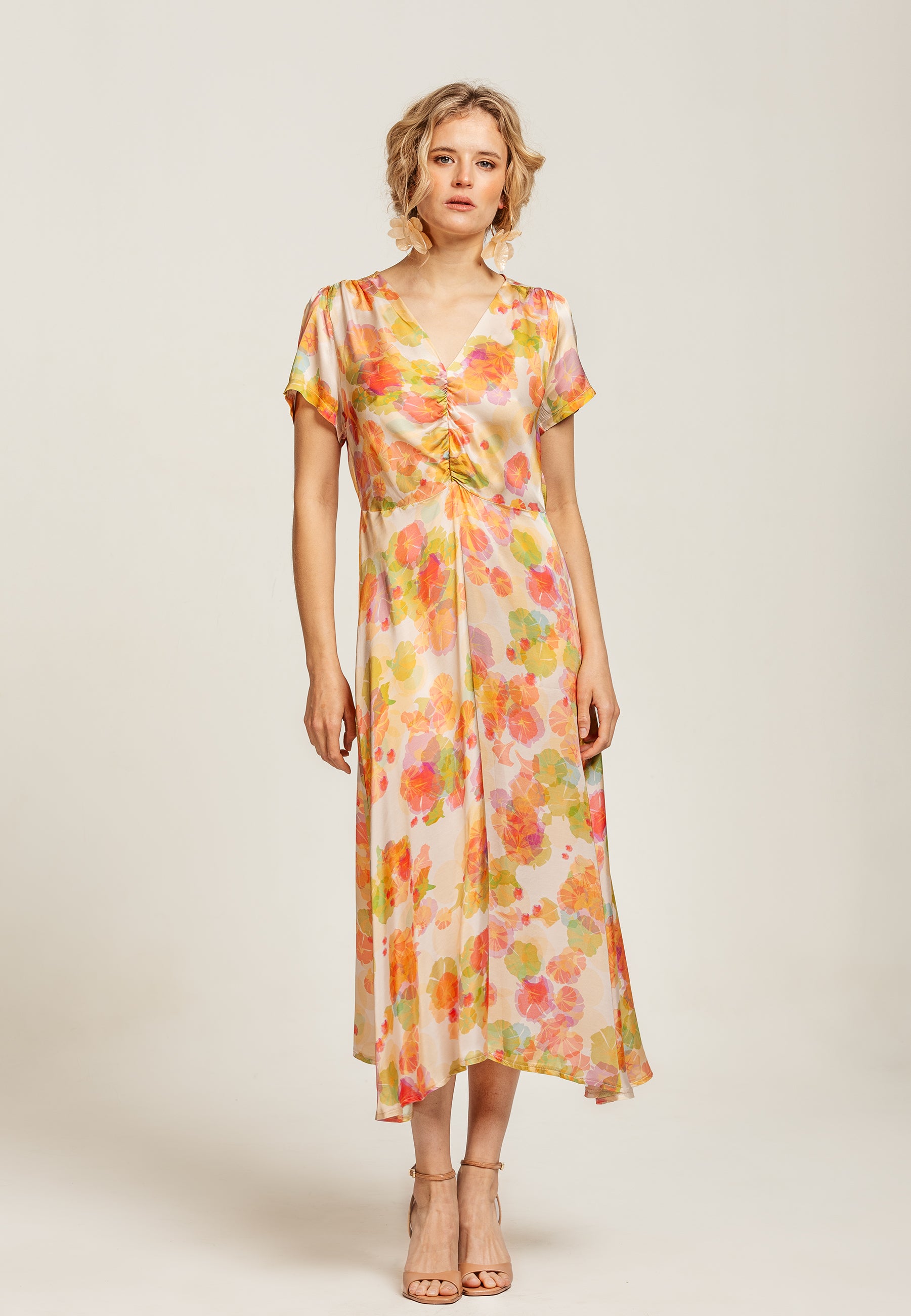 Indigo Dress Misty Rose