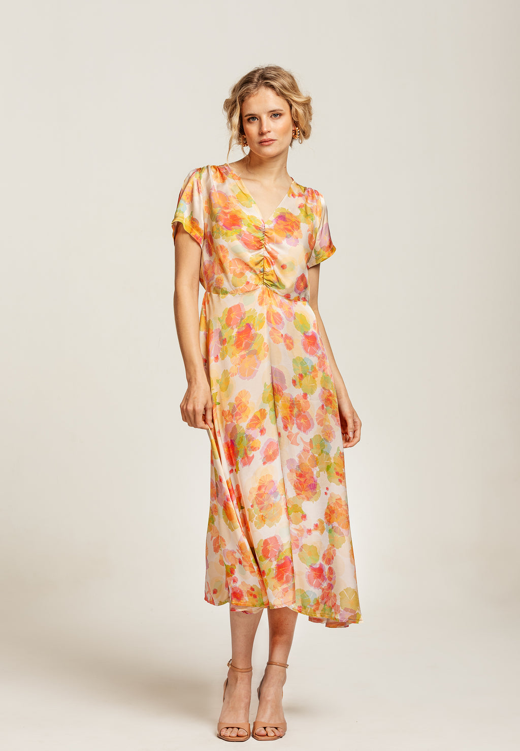 Indigo Dress Misty Rose