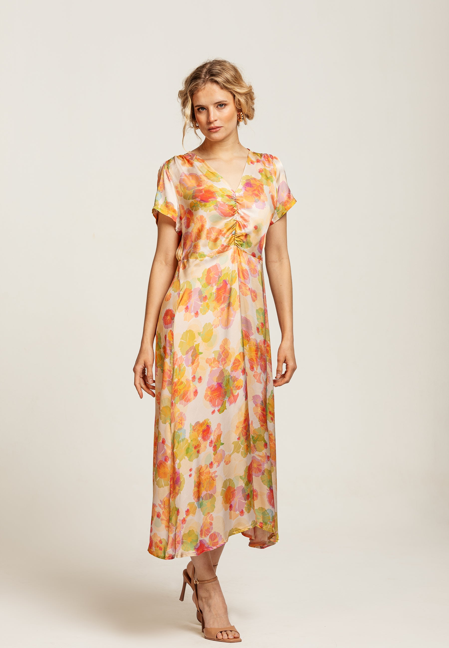 Indigo Dress Misty Rose