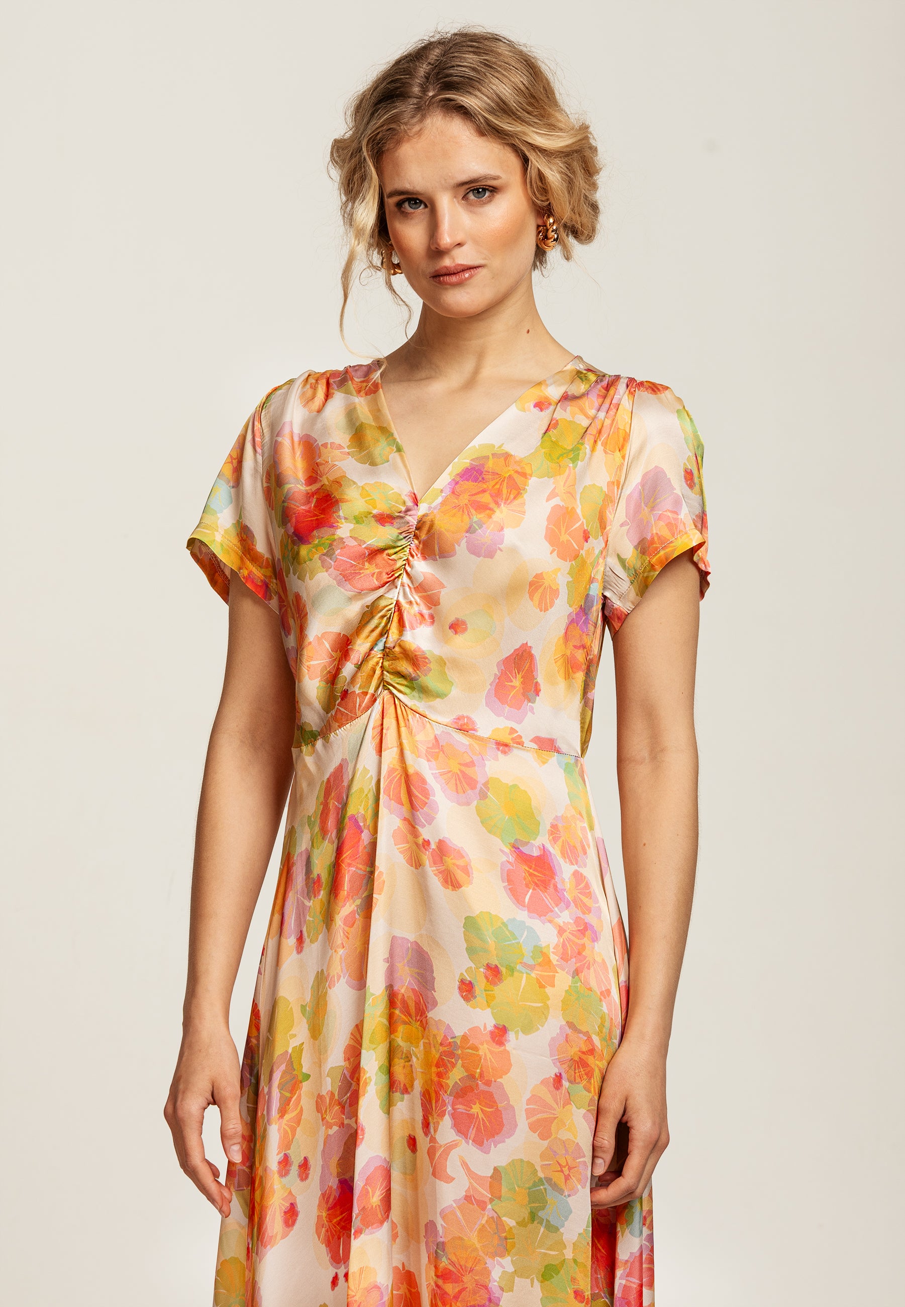 Indigo Dress Misty Rose