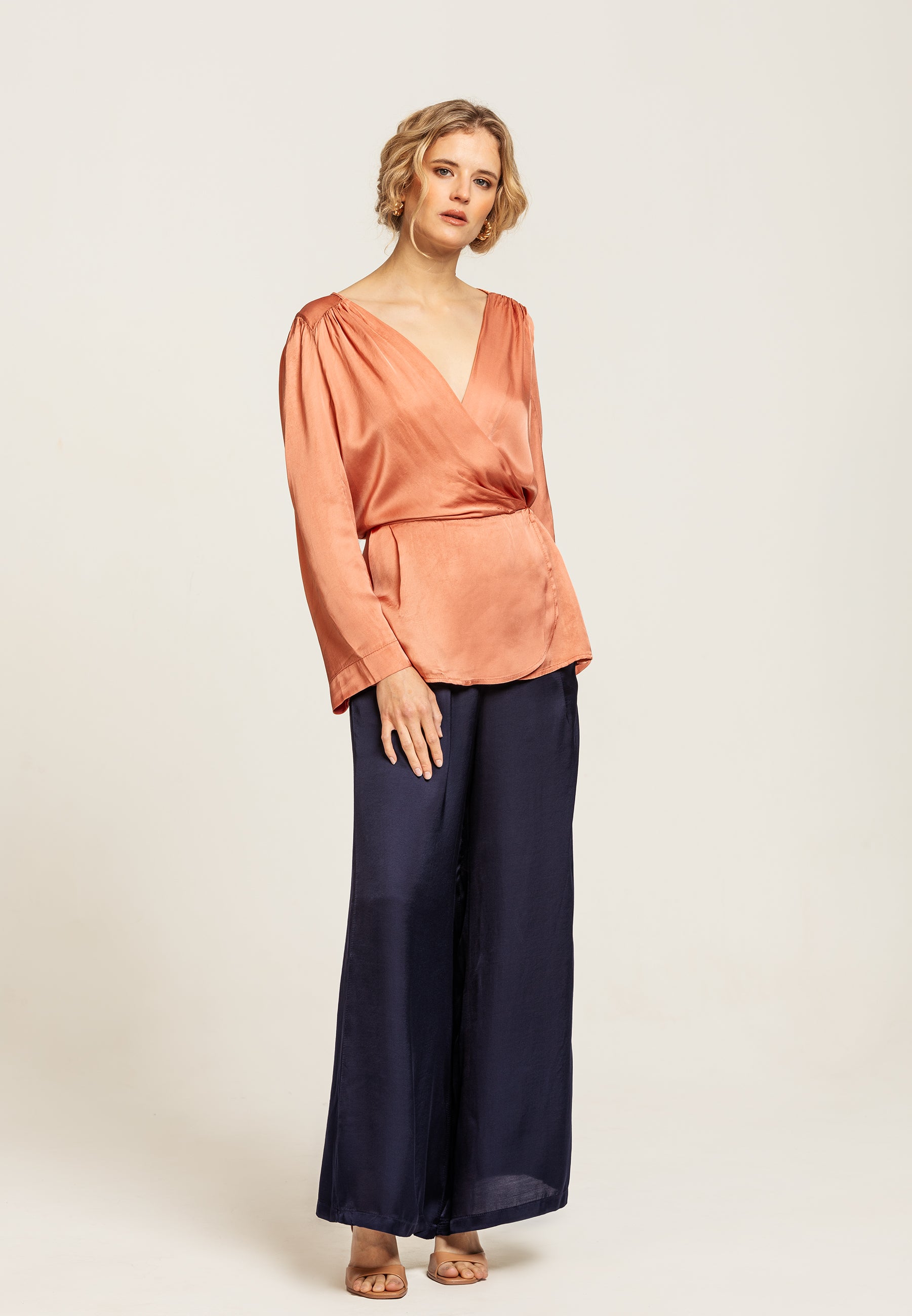 India Blouse Dark Clay