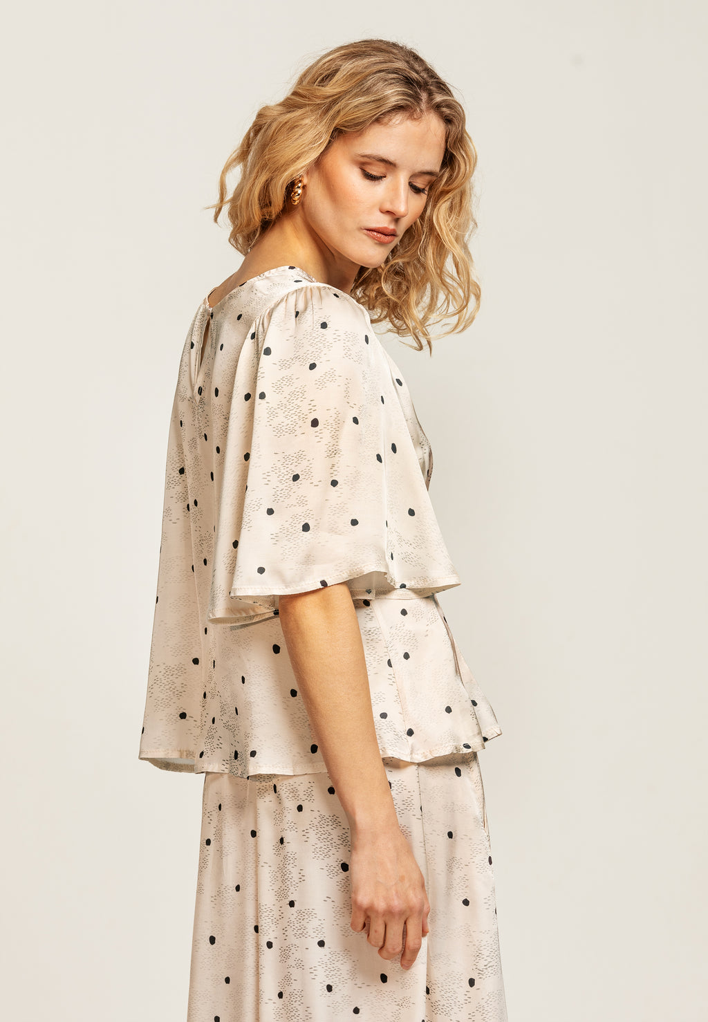 Ginny Blouse Rain Dot
