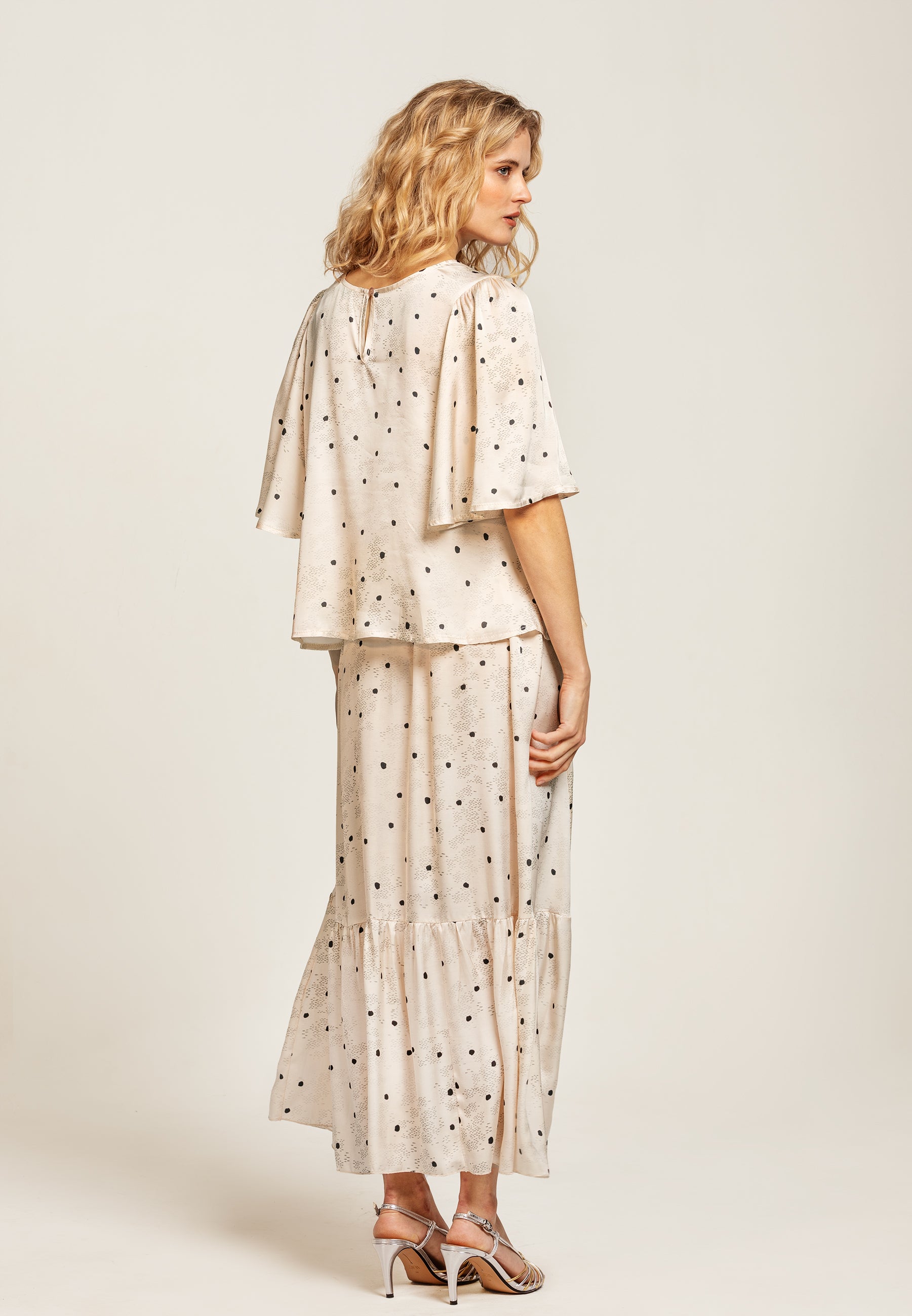 Noelle Skirt Rain Dot