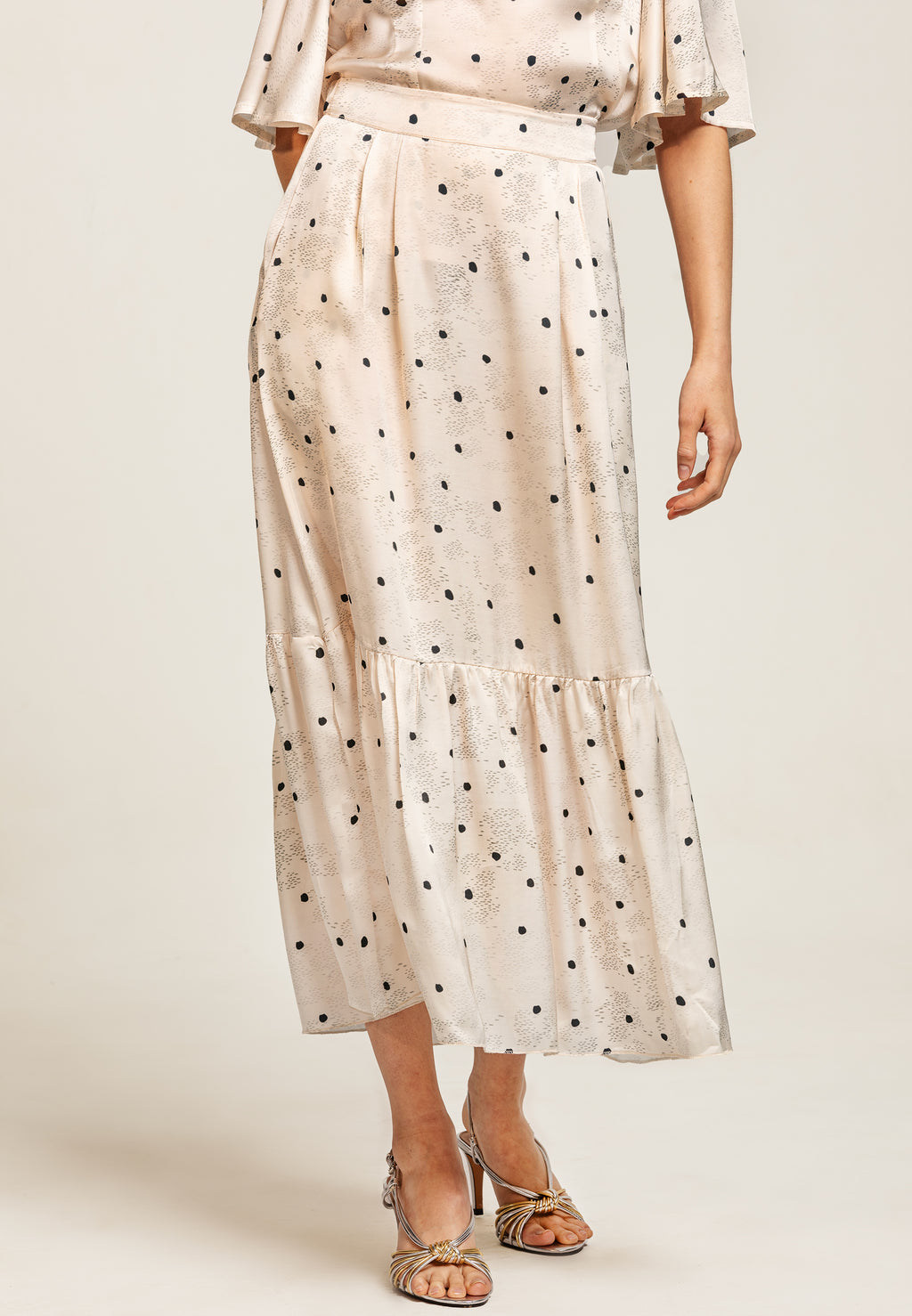 Noelle Skirt Rain Dot