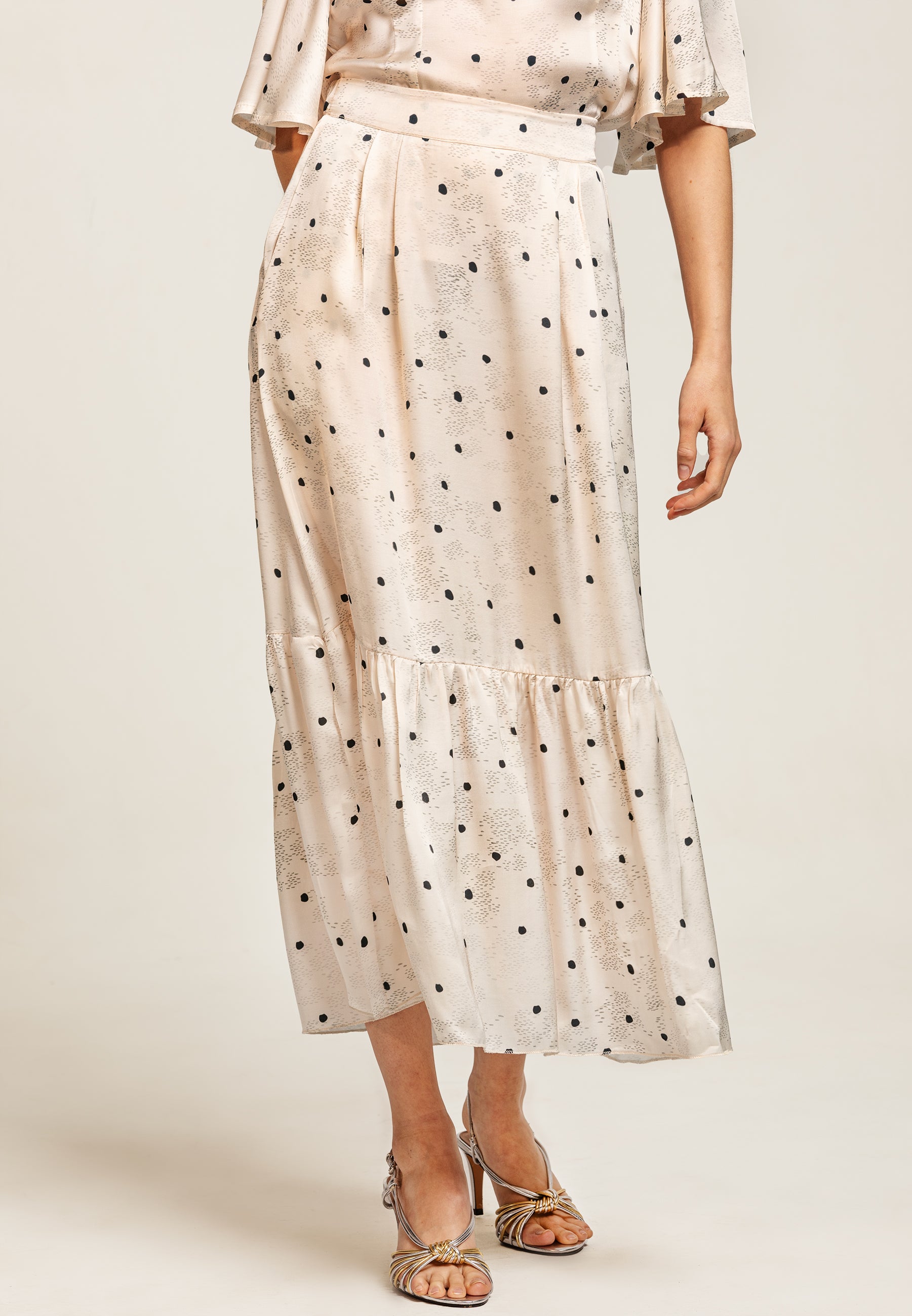 Noelle Skirt Rain Dot
