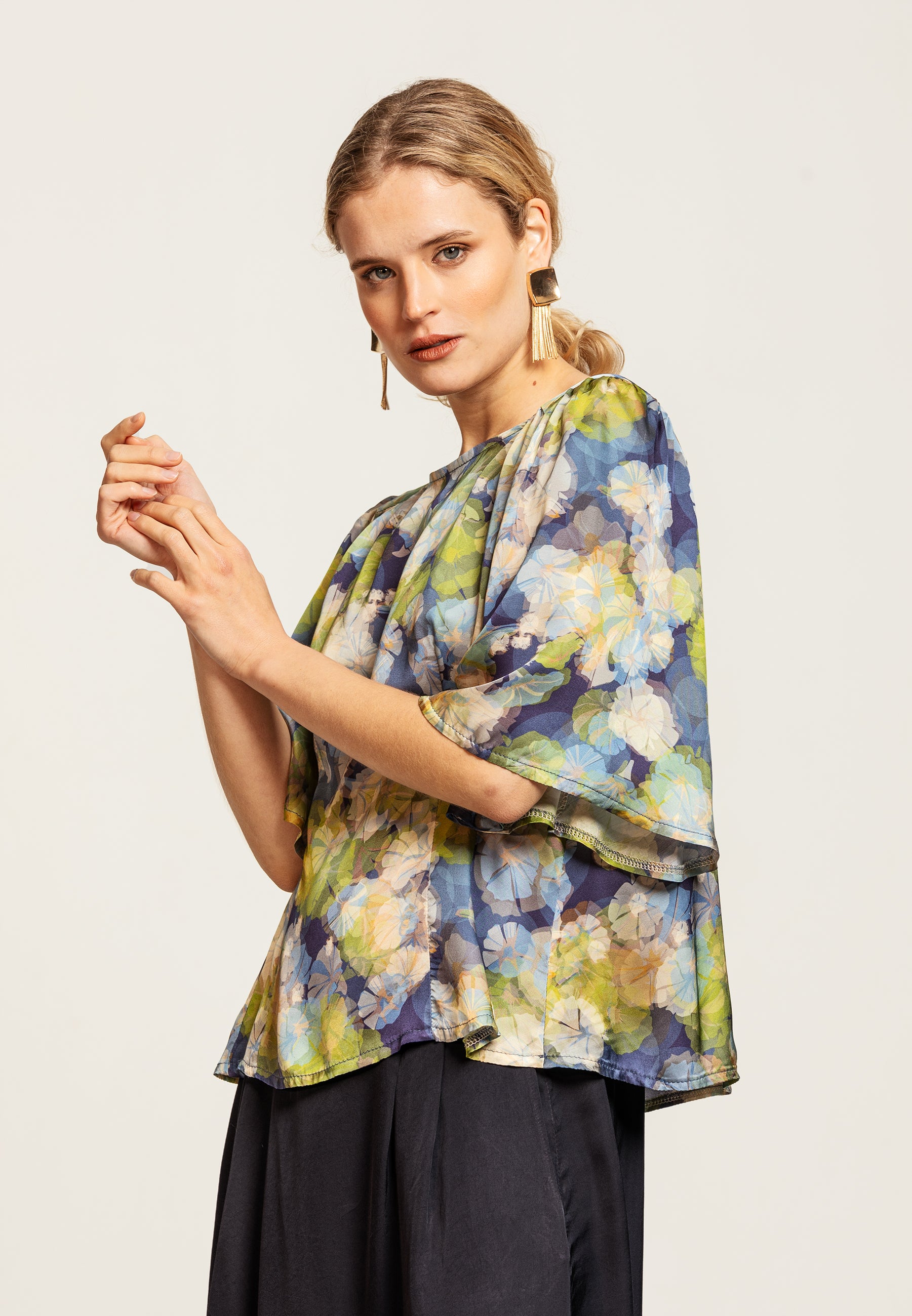 Ginny Blouse Misty Lime