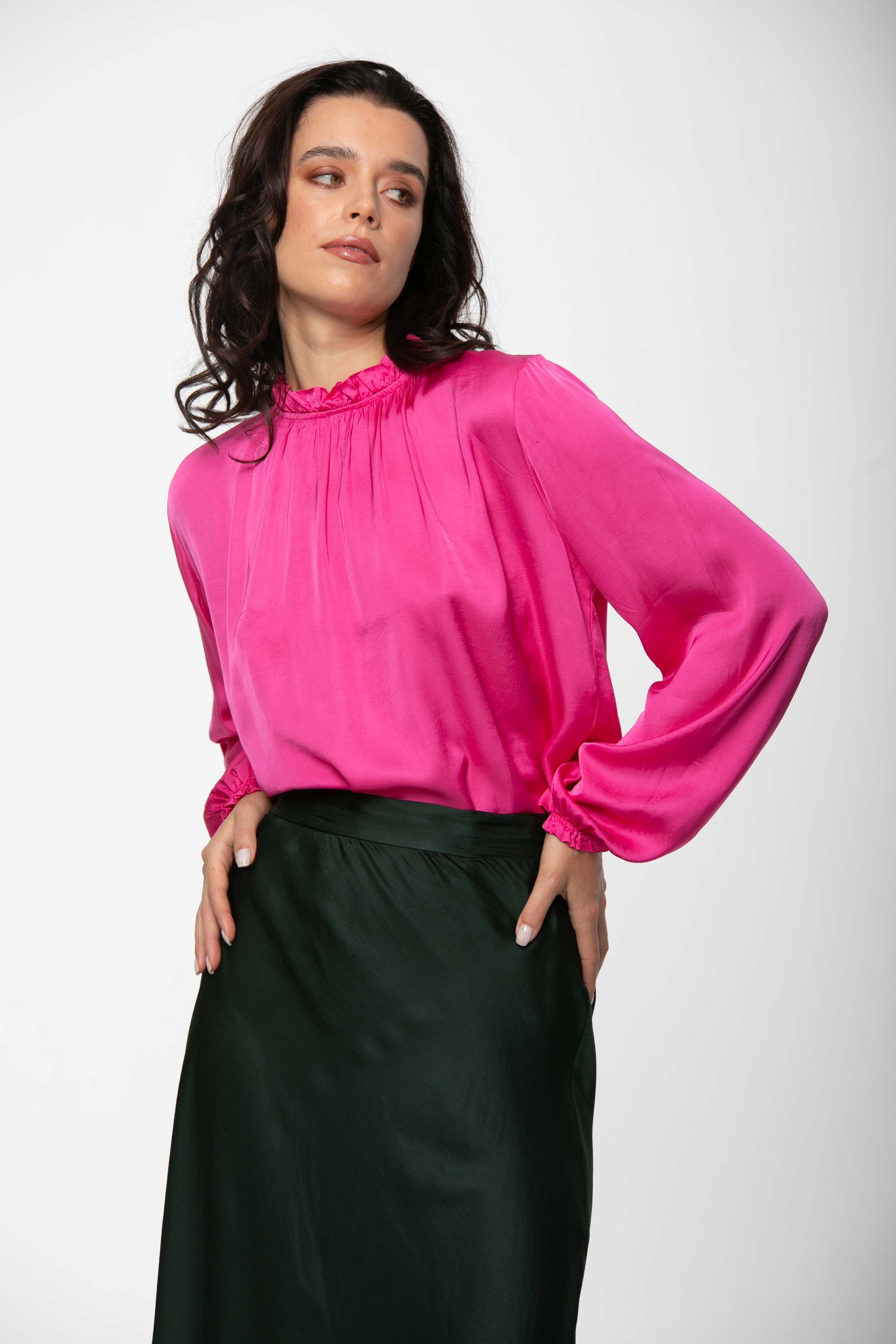 Valetta Magnenta Blouse