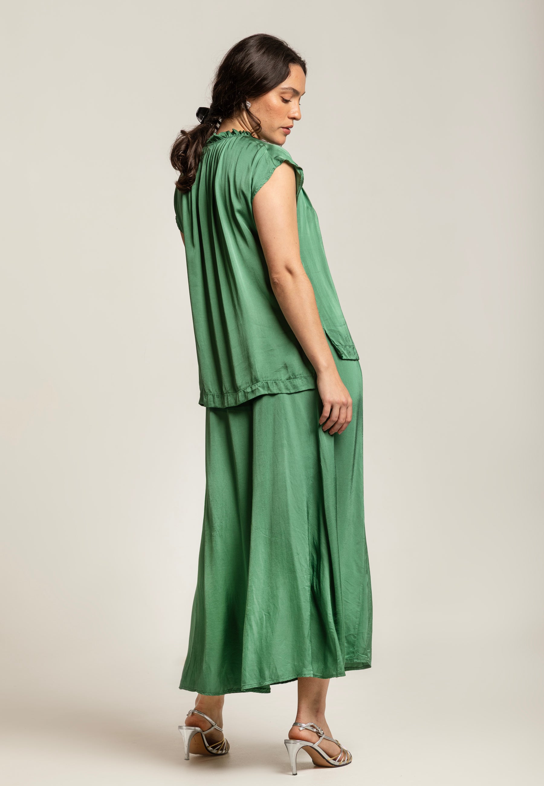 Georgia Blouse Agat Green