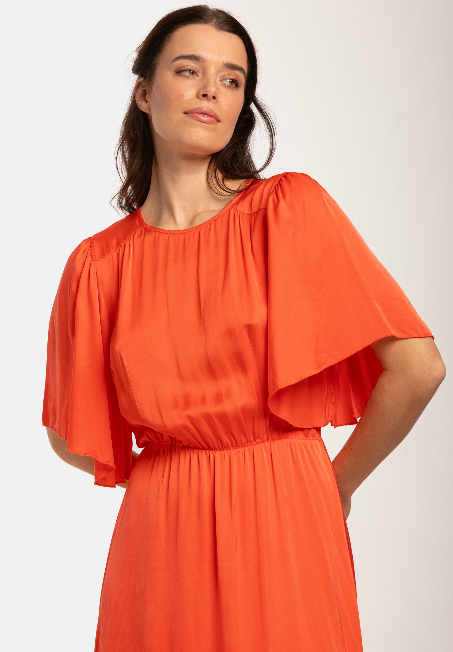 Nemi Dress Coral