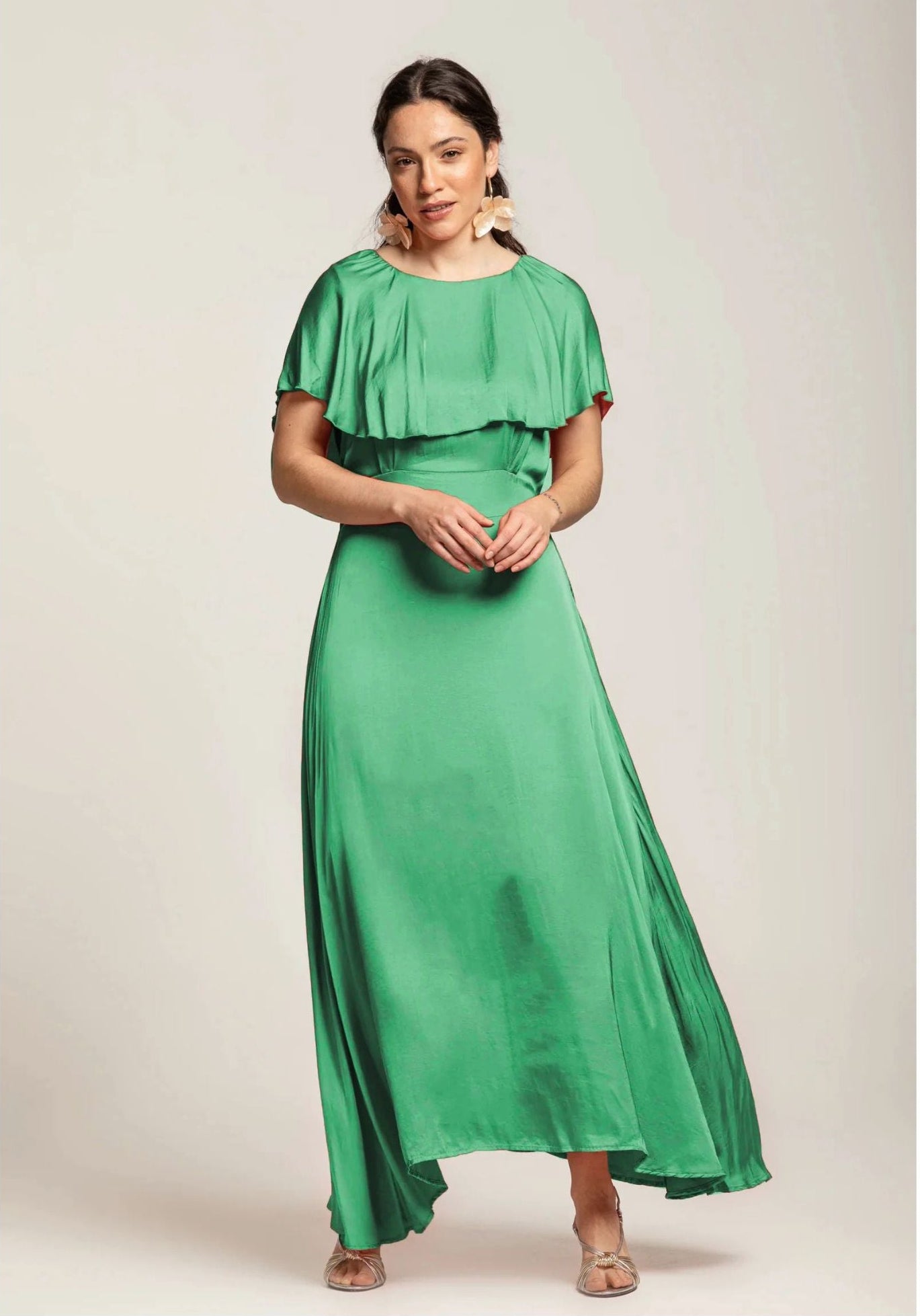 Elena Dress Agat Green