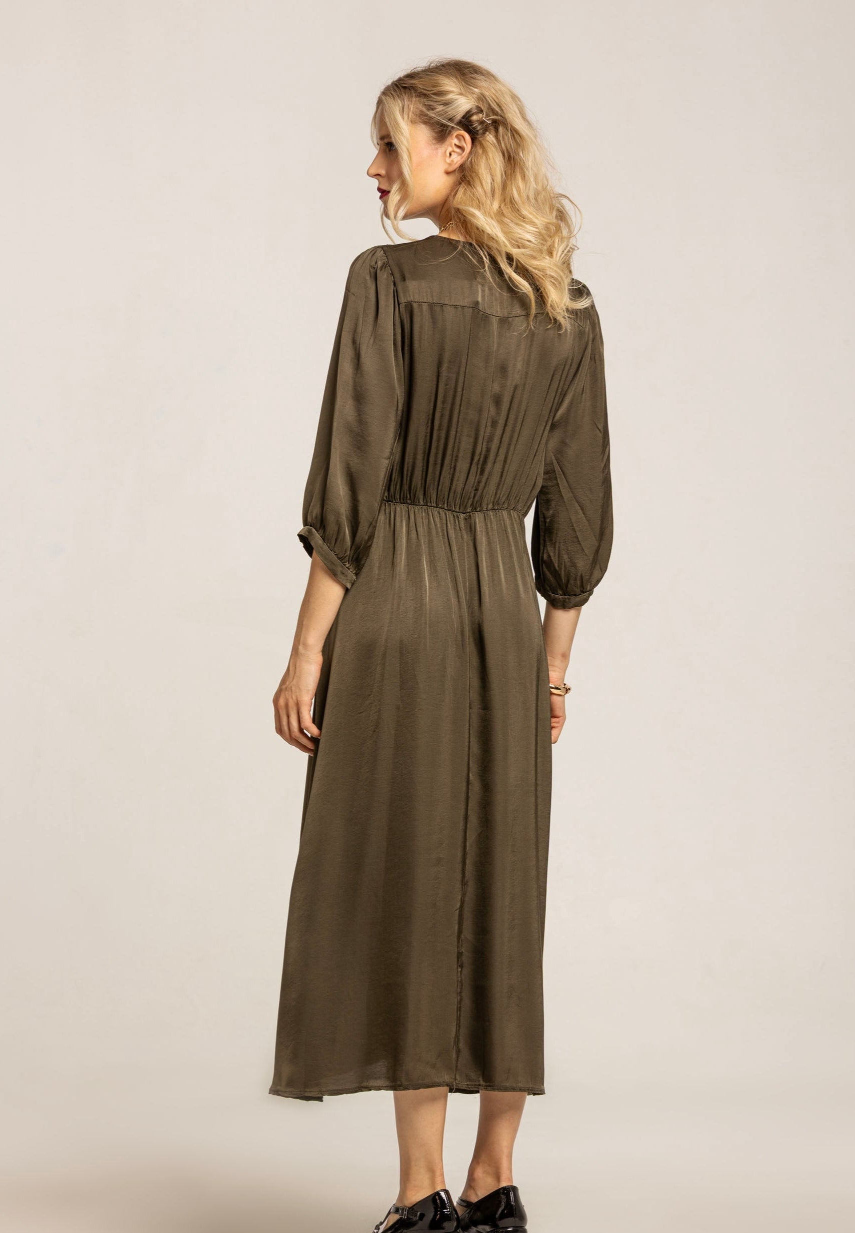 Jamaica Dress Dark Moss