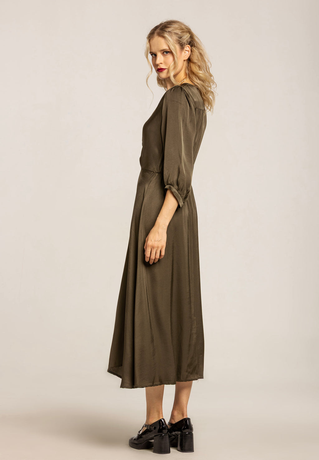 Jamaica Dress Dark Moss