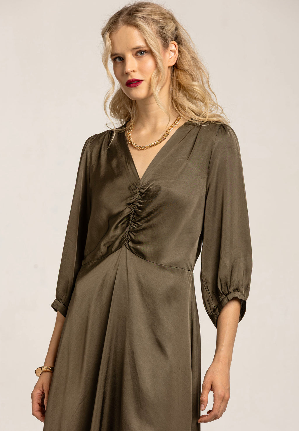 Jamaica Dress Dark Moss