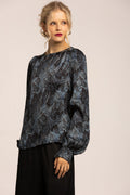 Florence Blouse Botani Blue
