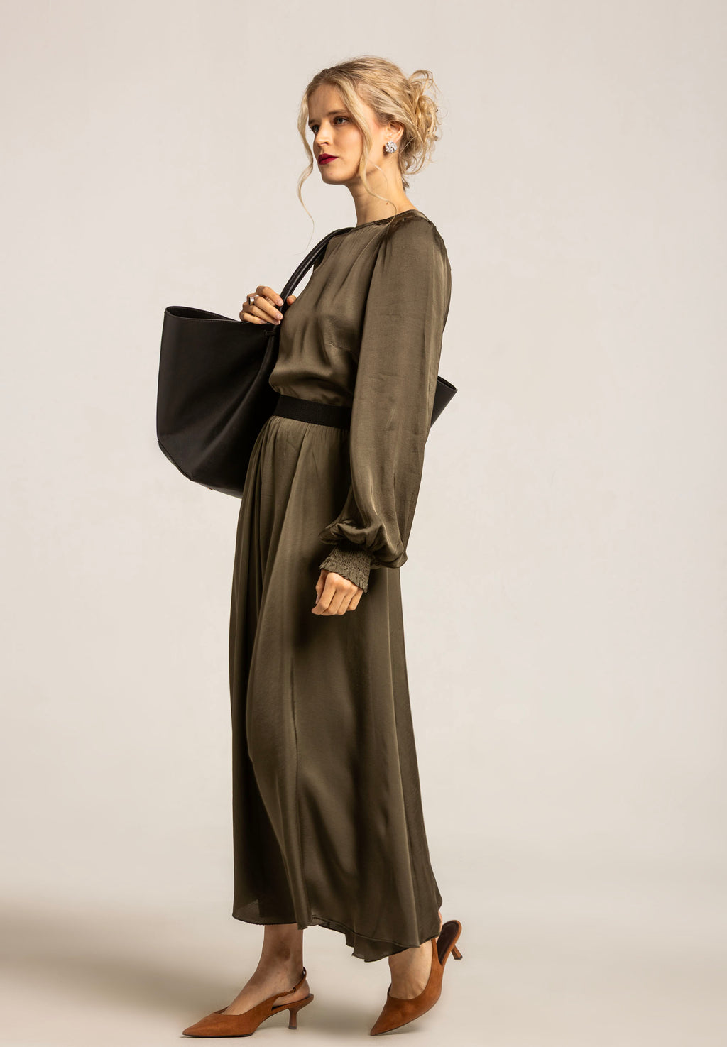 Florence Blouse Dark Moss