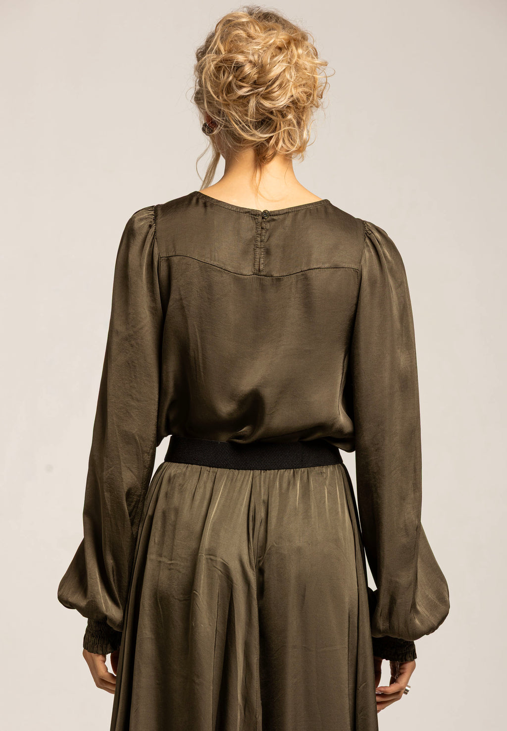 Florence Blouse Dark Moss
