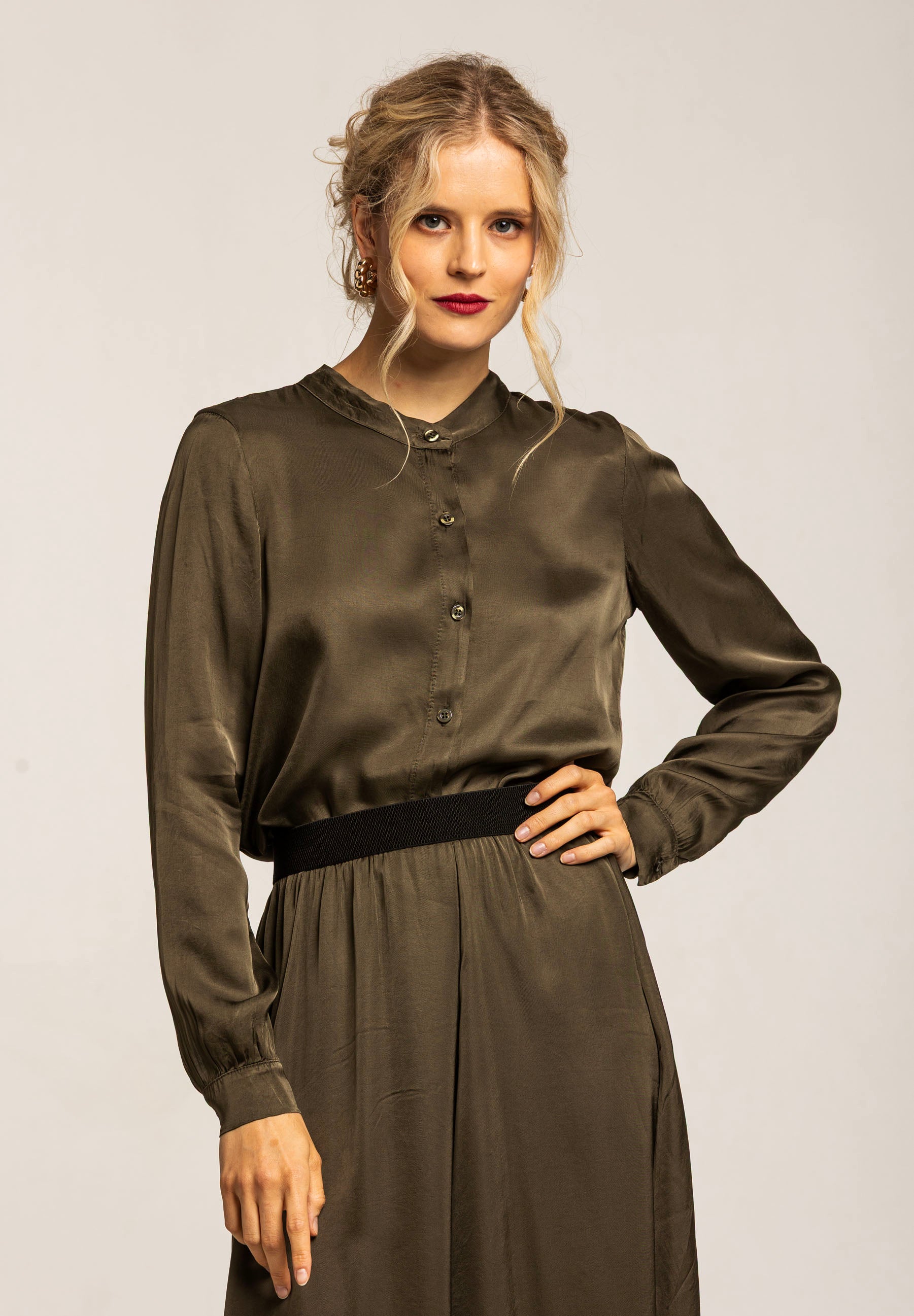 Franklin Shirt Dark Moss