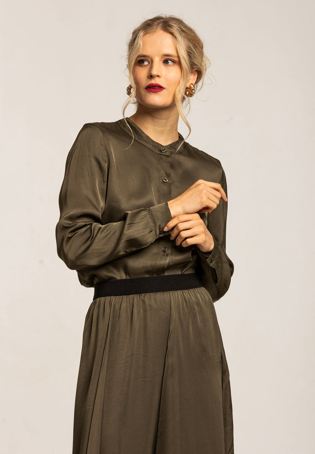 Franklin Shirt Dark Moss