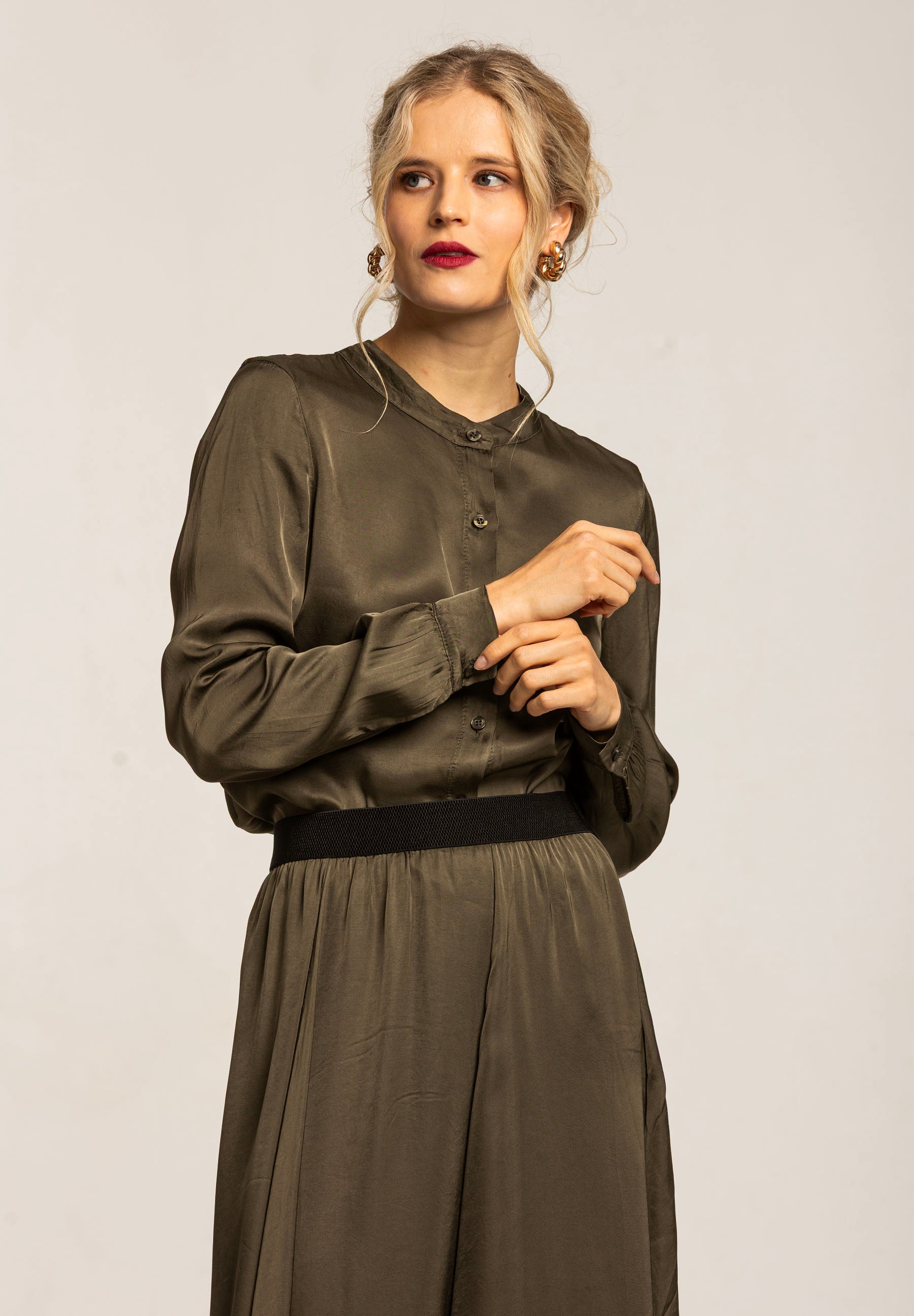 Franklin Shirt Dark Moss