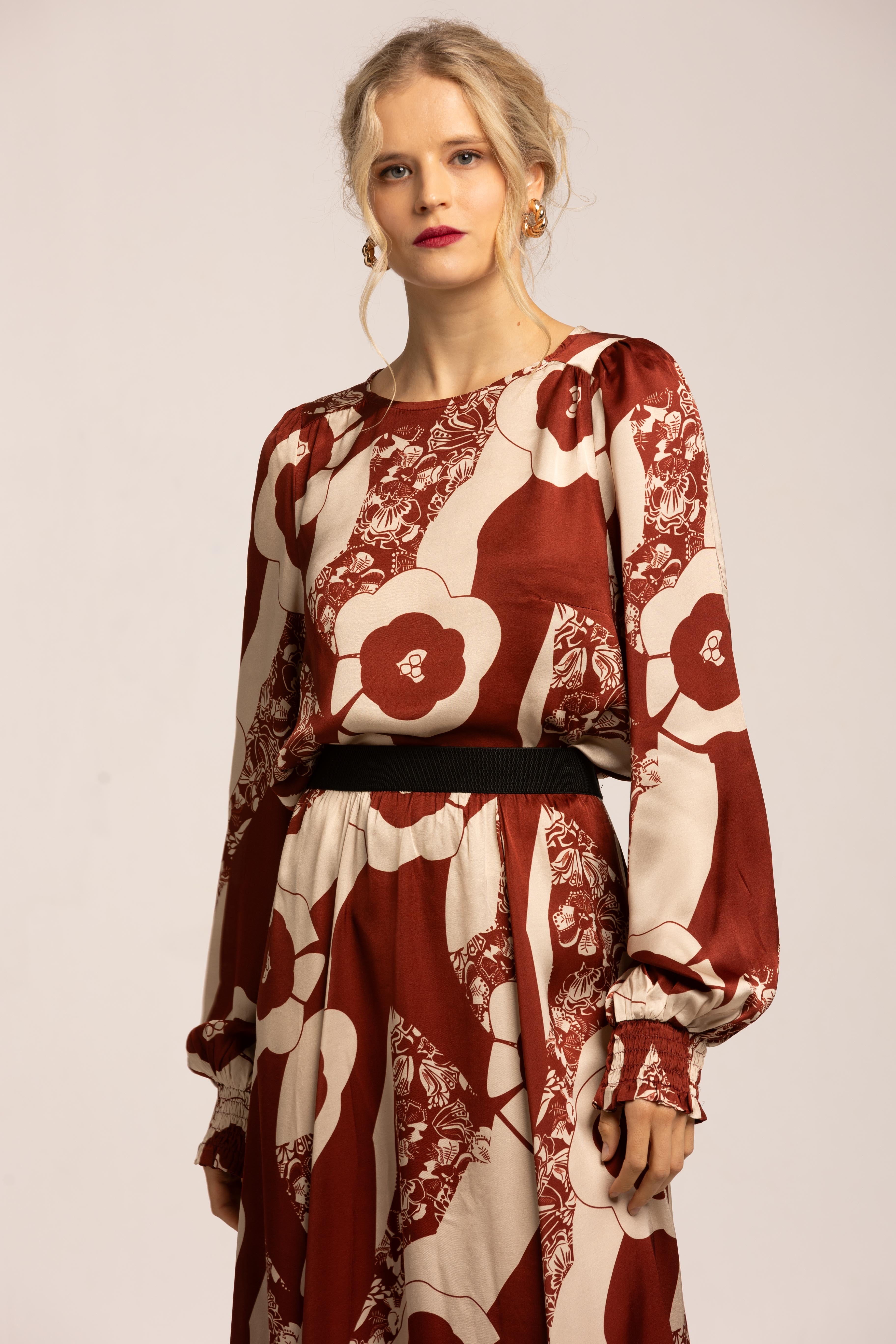 Florence Blouse Gabrielle Red