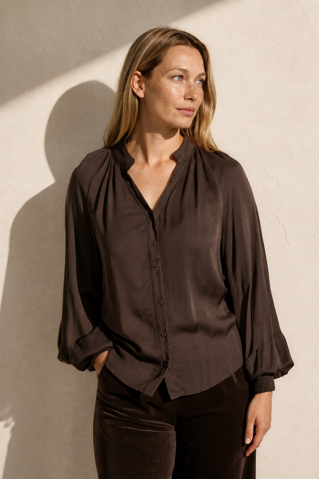 Danzig Blouse Chocolate