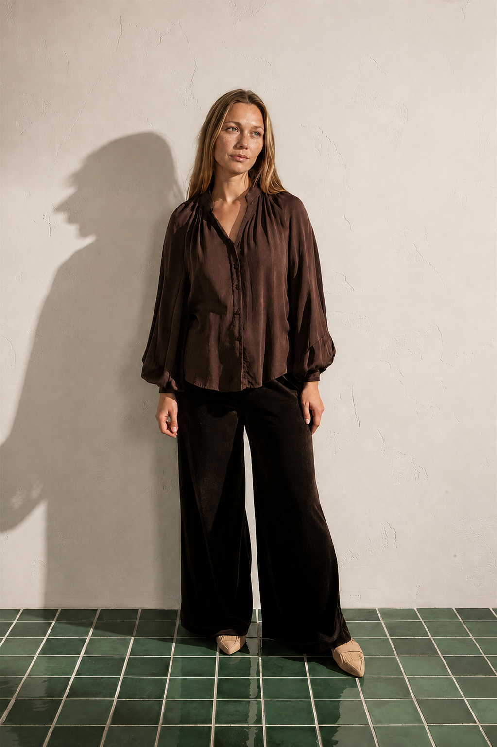 Danzig Blouse Chocolate
