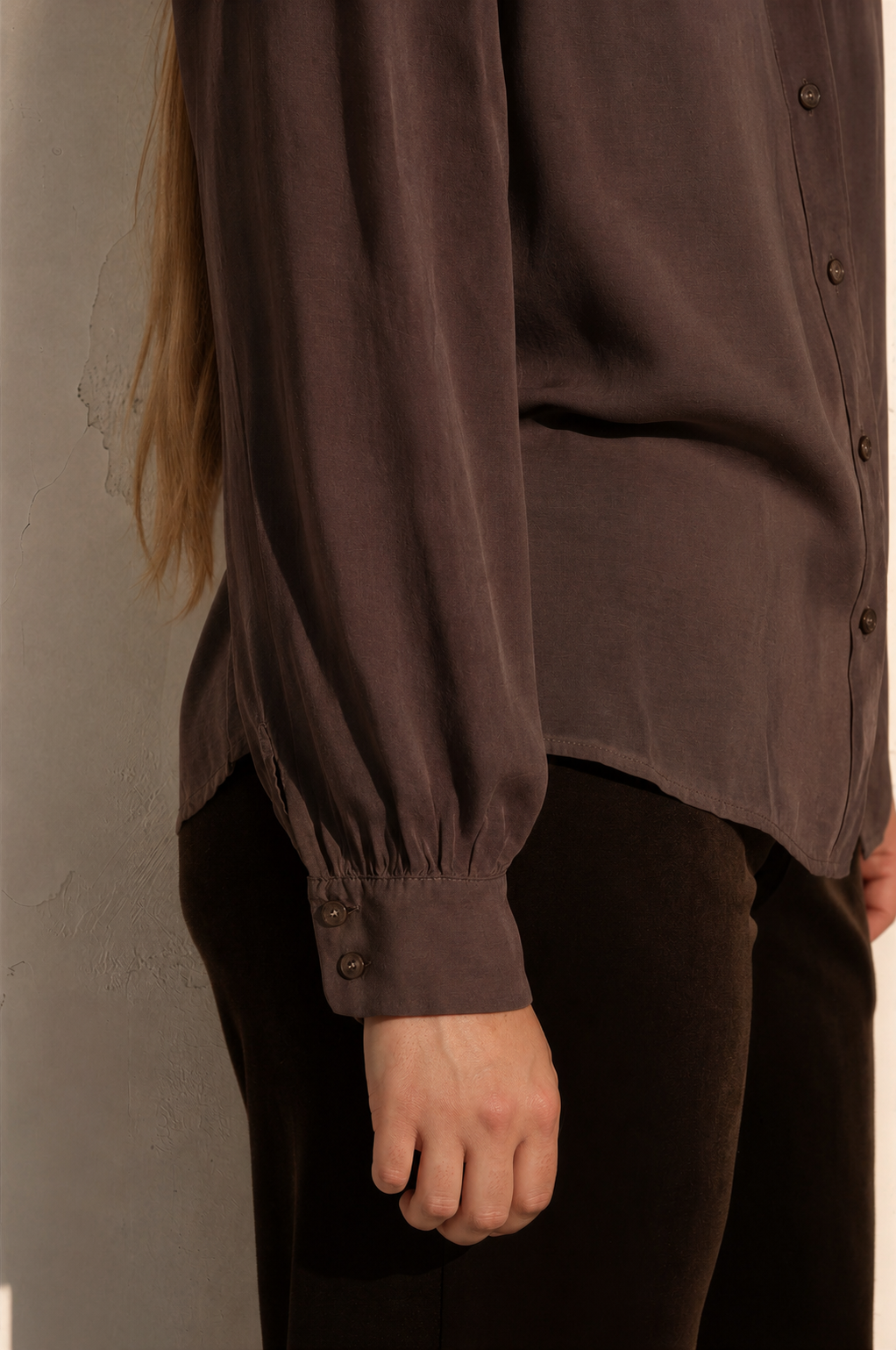 Moa blouse Chocolate