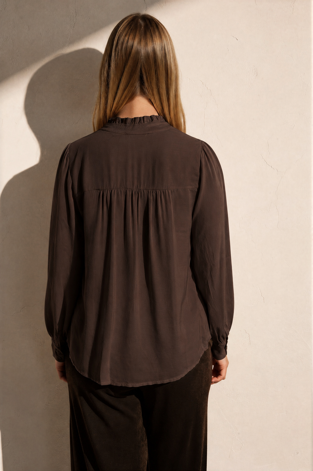 Moa blouse Chocolate