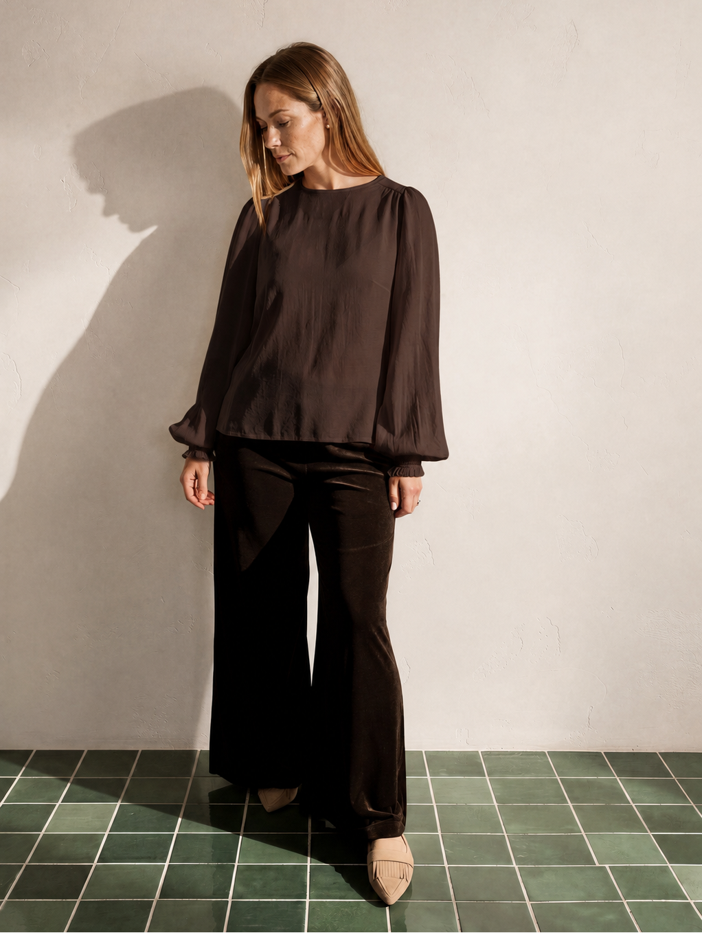 Florence Blouse Chocolate