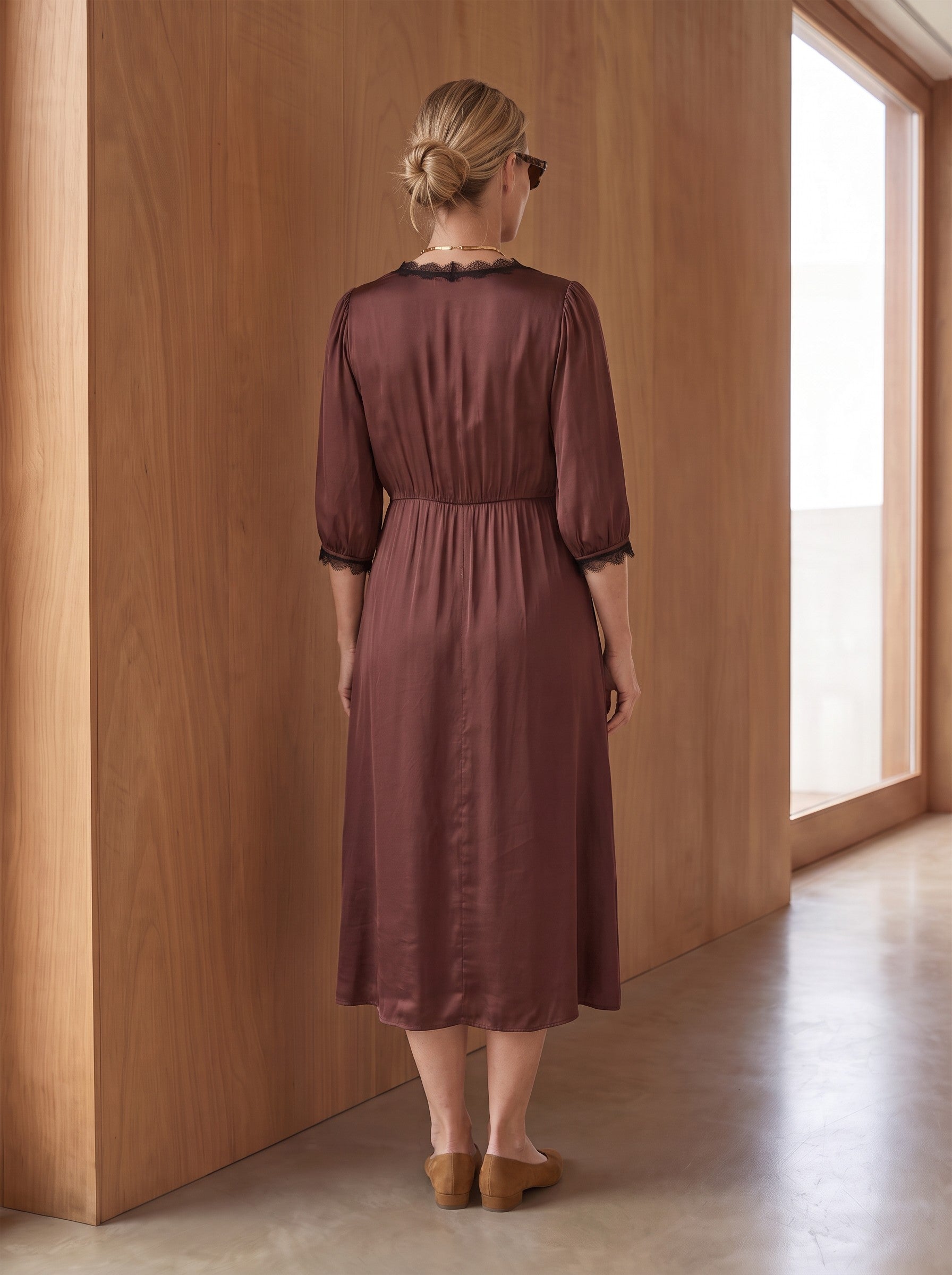 Maria Dress Bordeux