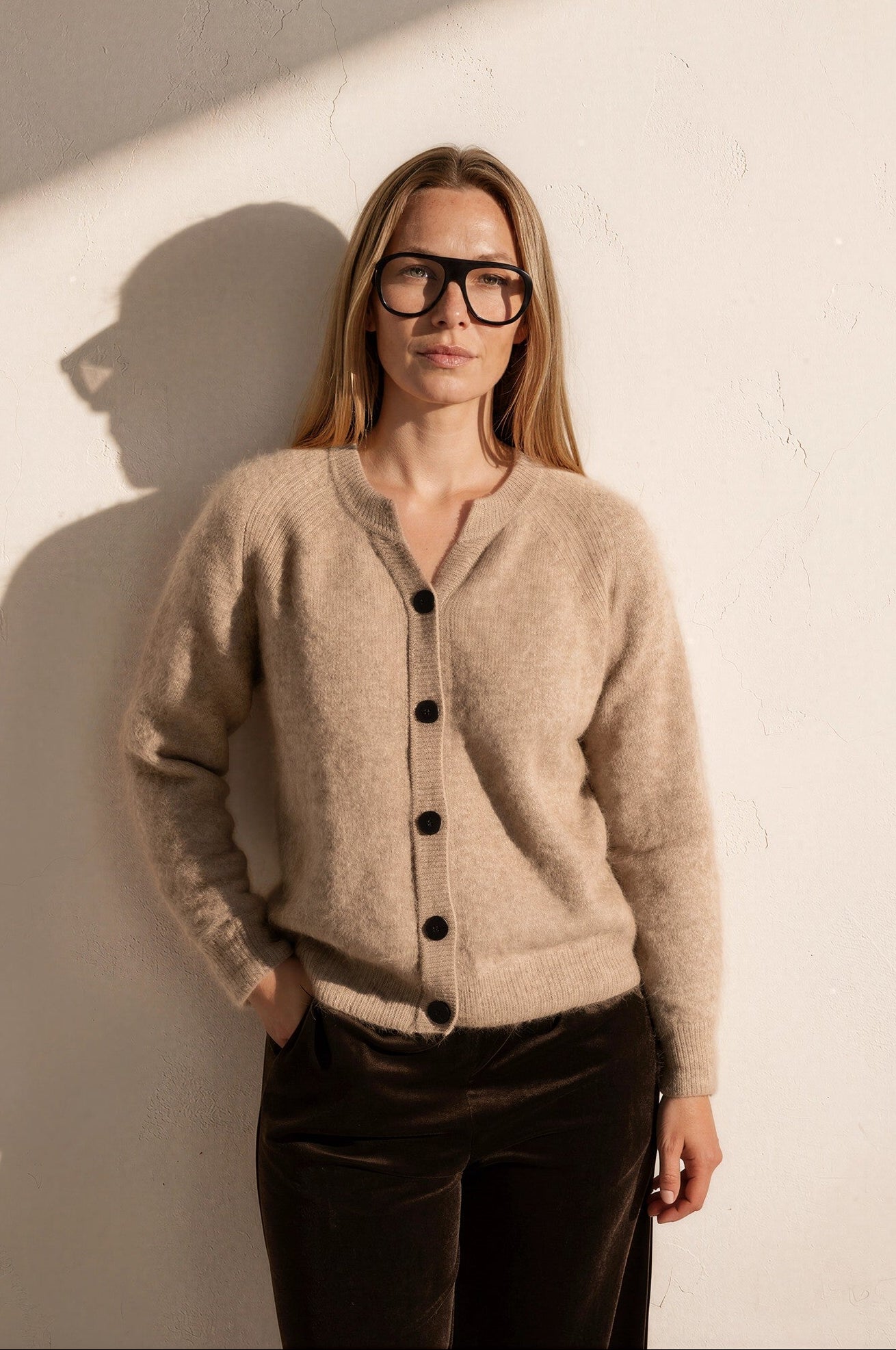 Mira Cardigan Light Brown