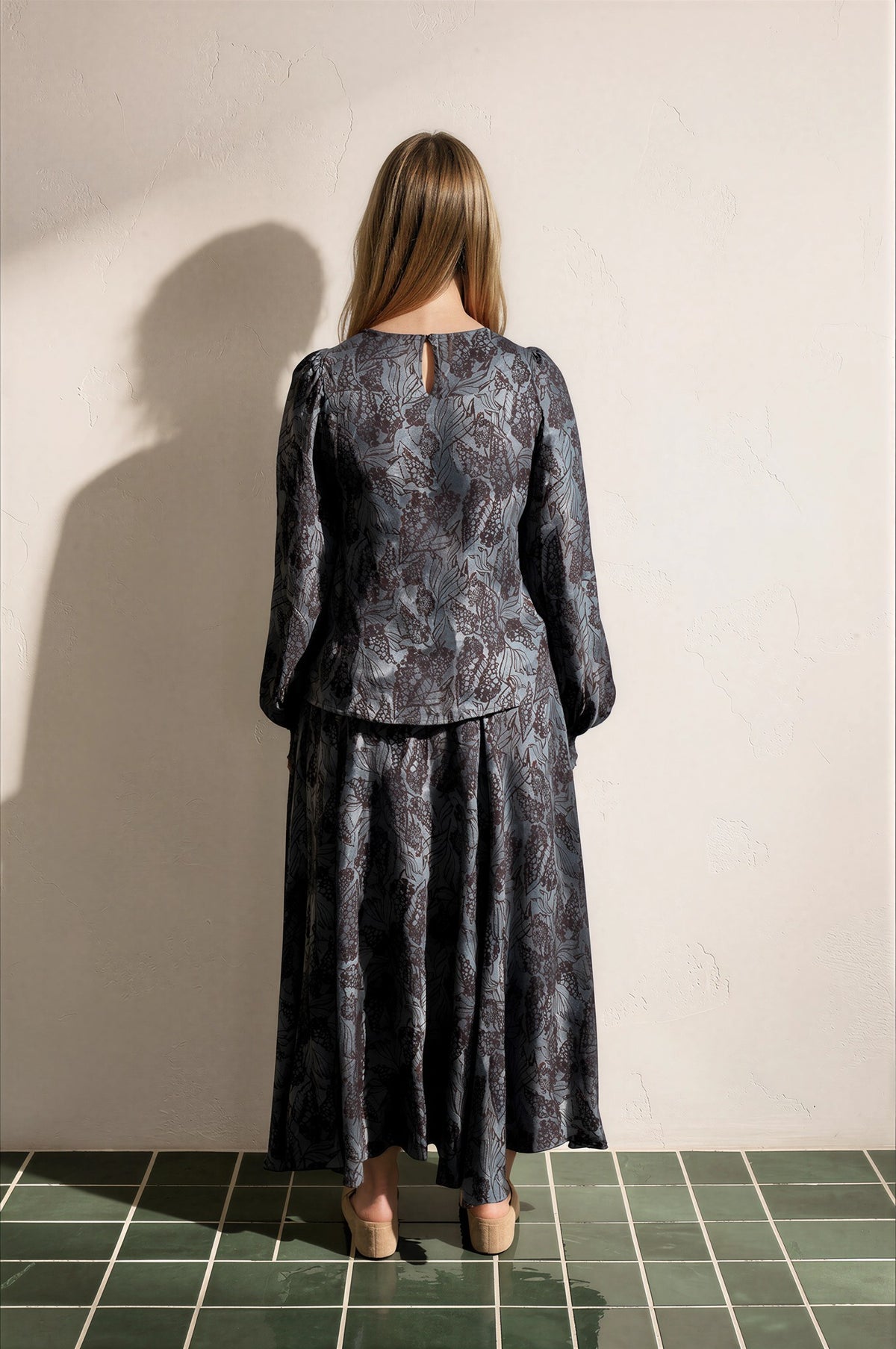Jolene Skirt Botani Blue