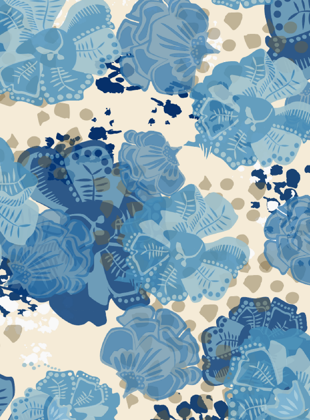 Grace Dress Paris Blue