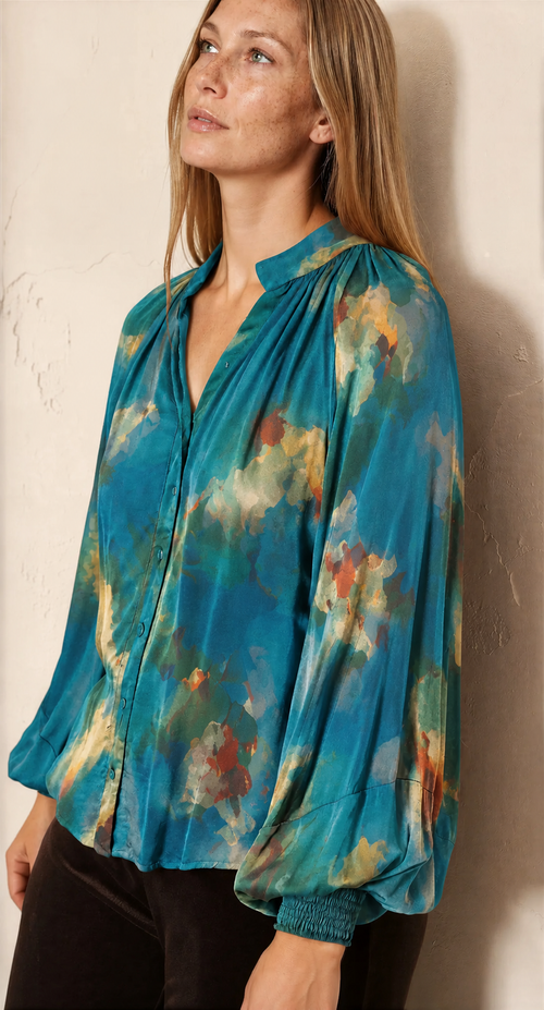 Danzig Blouse Seaglass