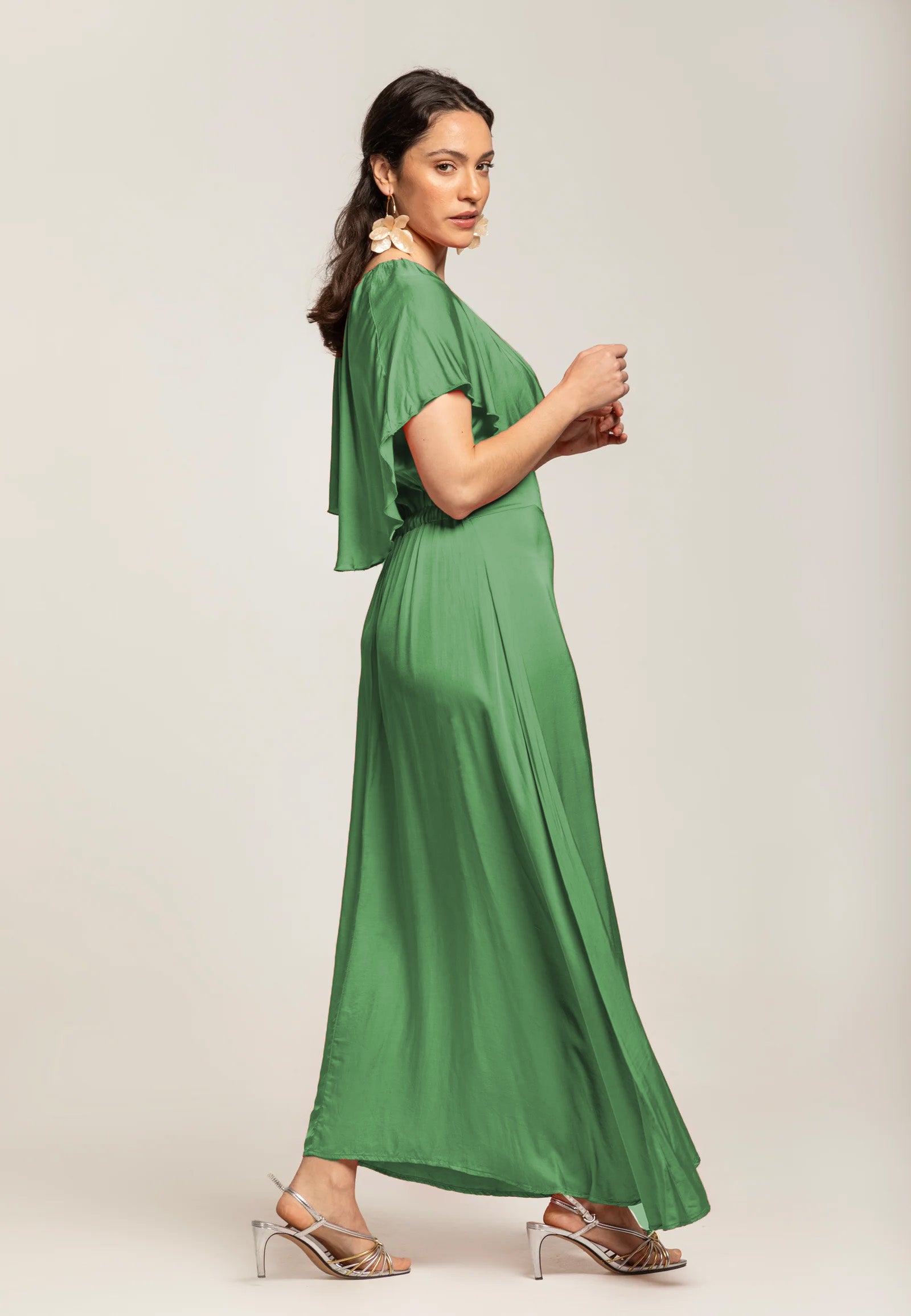Elena Dress Agat Green