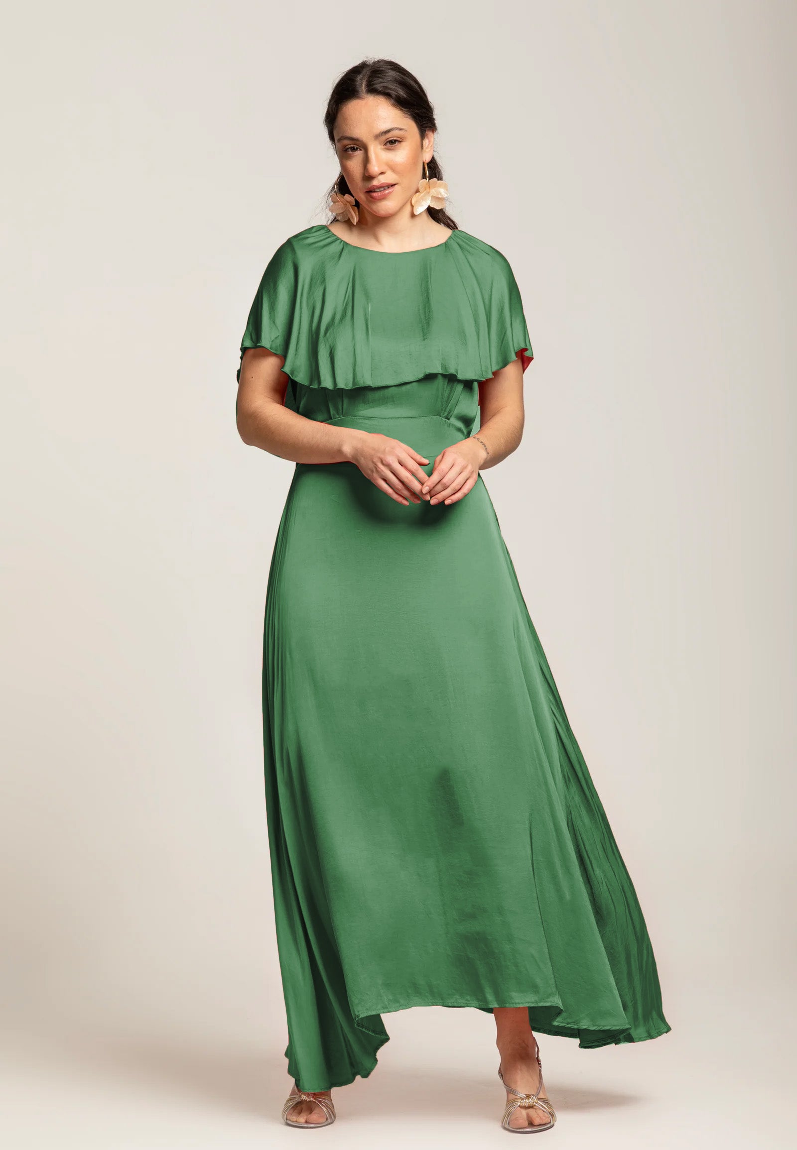 Elena Dress Agat Green