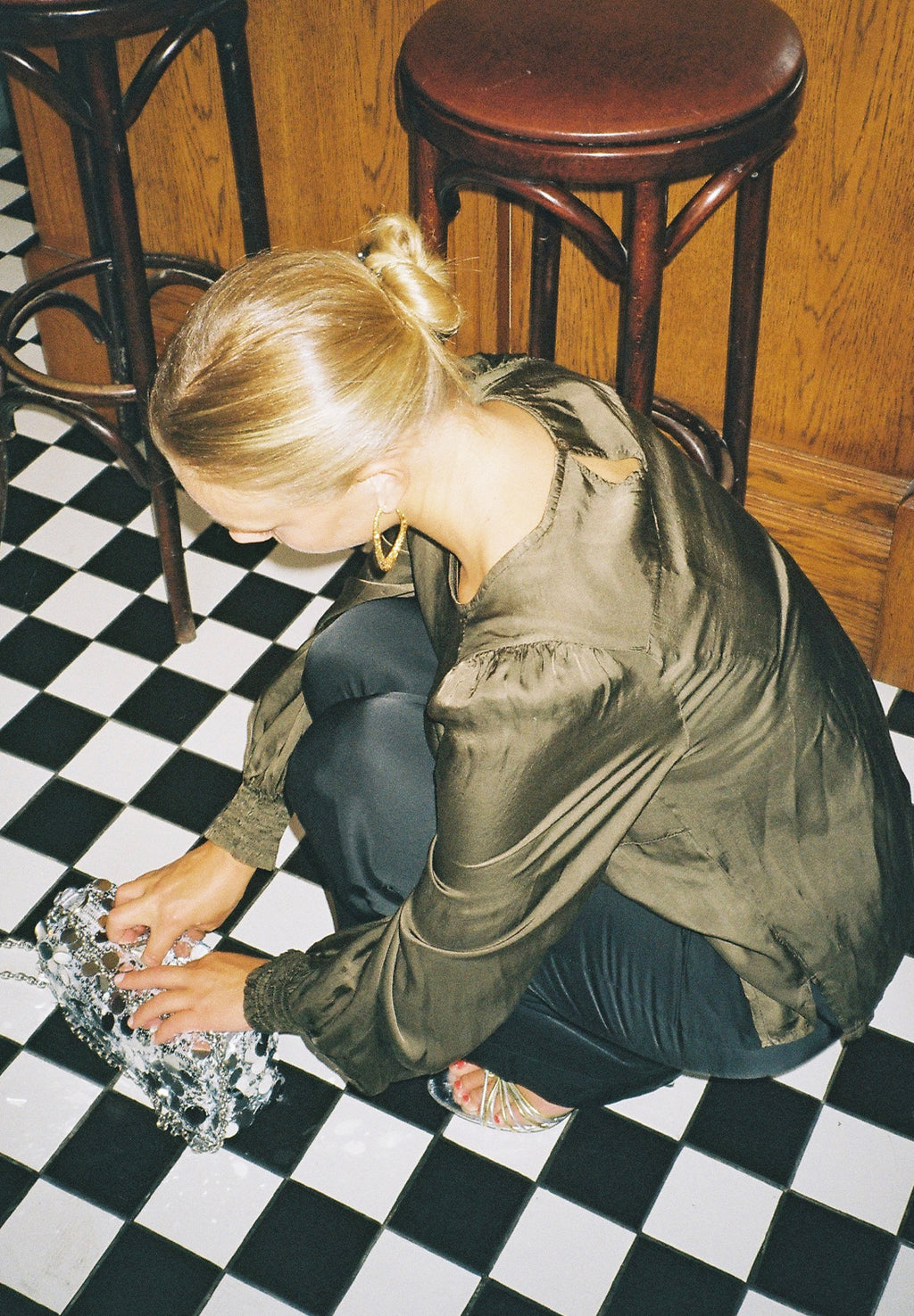 Florence Blouse Dark Moss