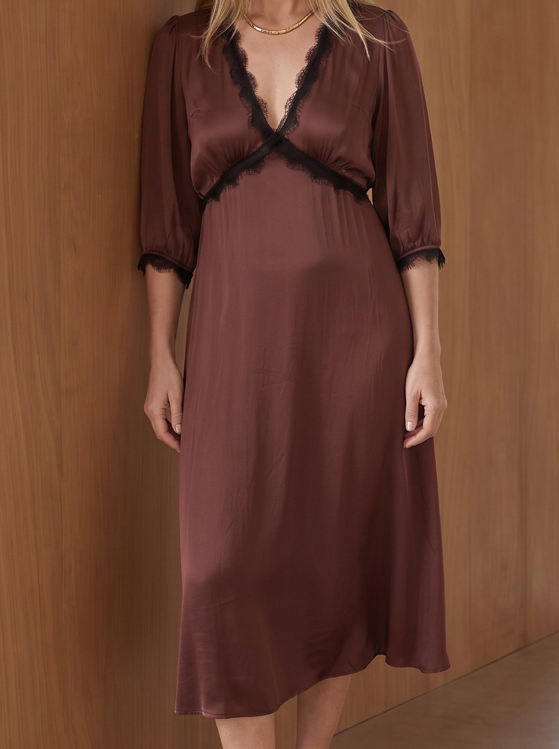 Maria Dress Bordeux