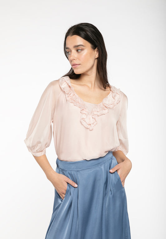 Nessa Pink Blouse