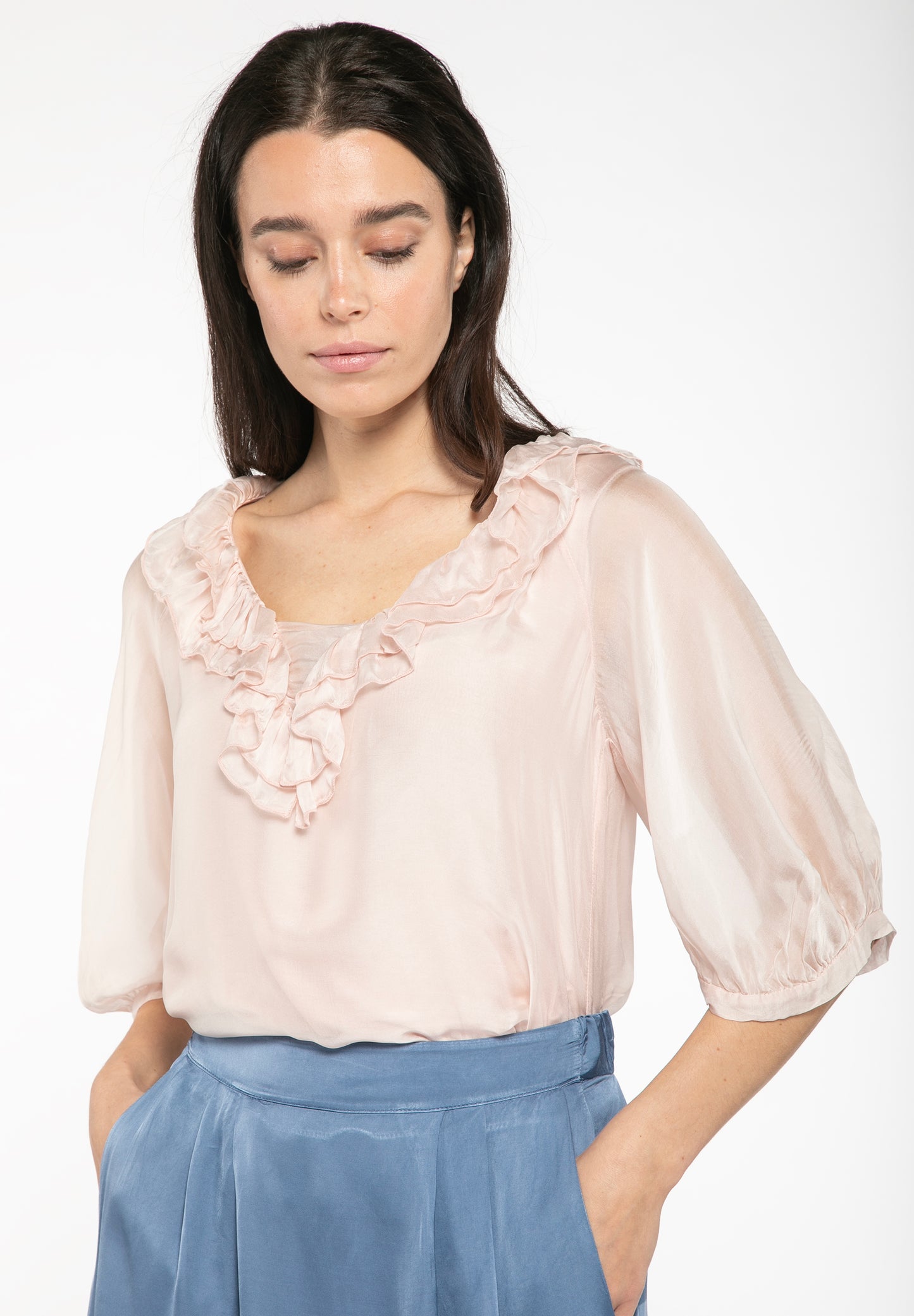 Nessa Pink Blouse