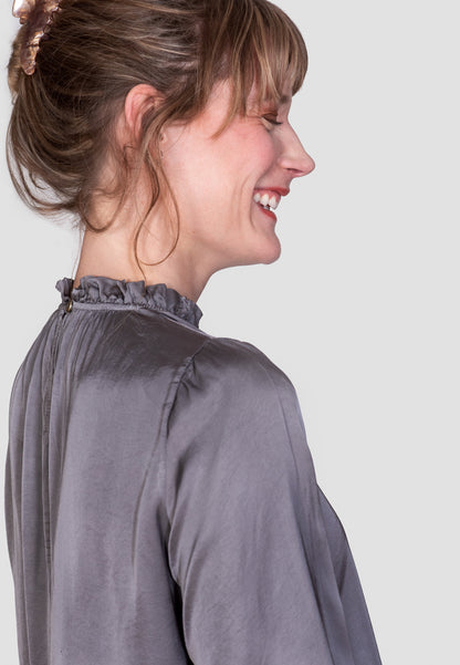 Valetta Grey Blouse