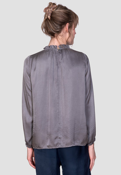 Valetta Grey Blouse