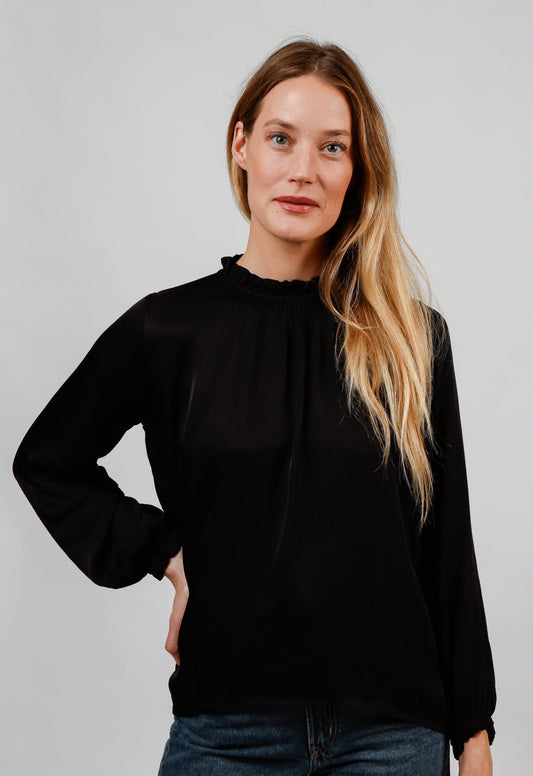 Valetta Black Blouse