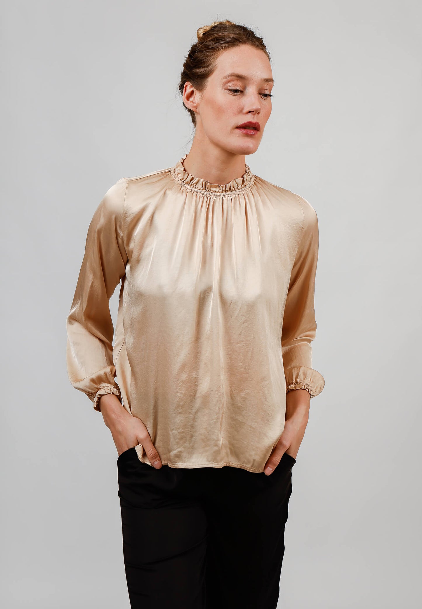 Valetta Beige Blouse